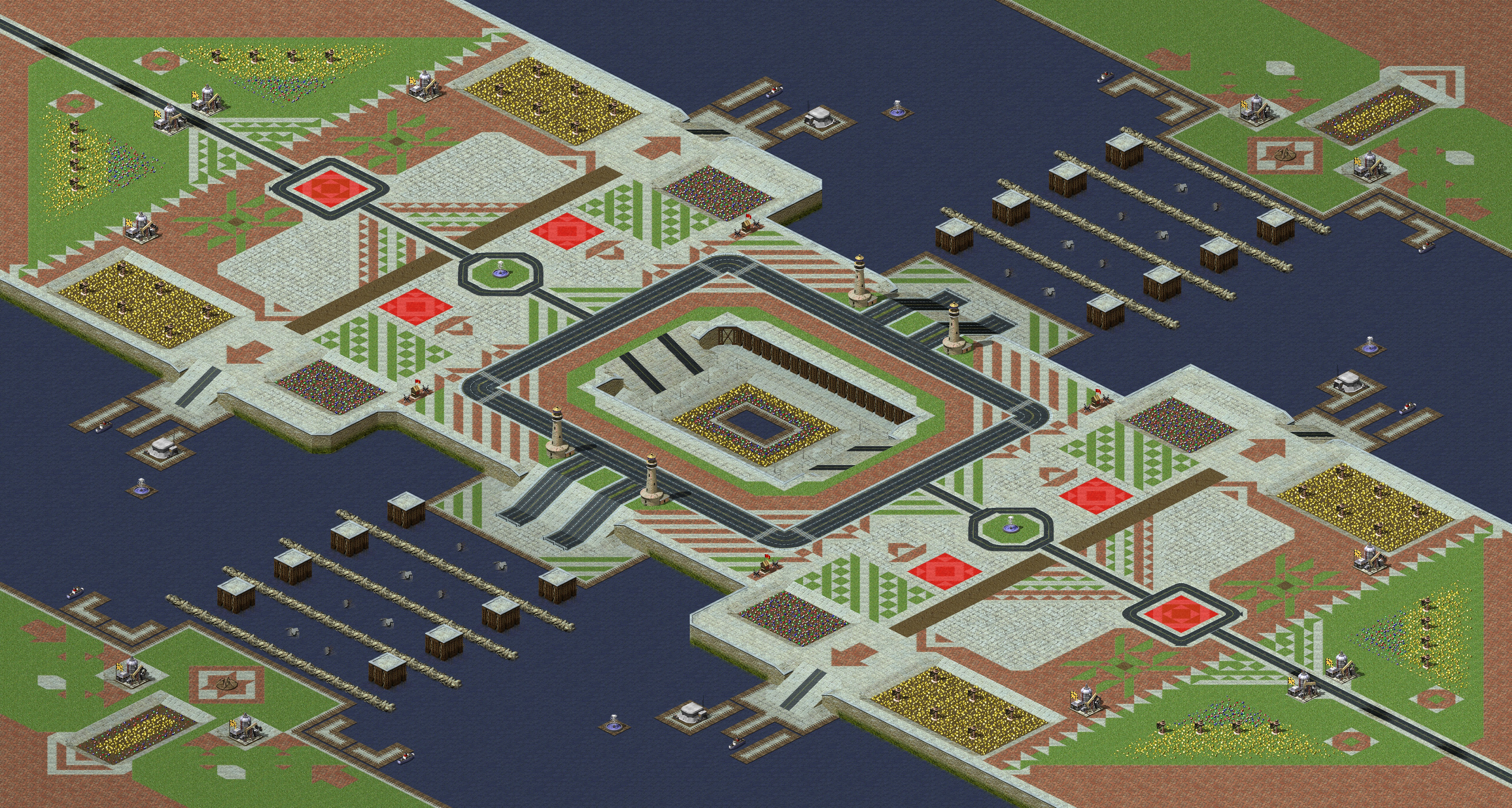 Rendered map: 正式锦标赛地图D-6 Beta