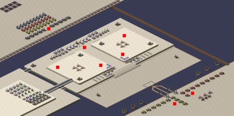 Rendered preview of 5 Allies 3 Yuri Steel Arena
