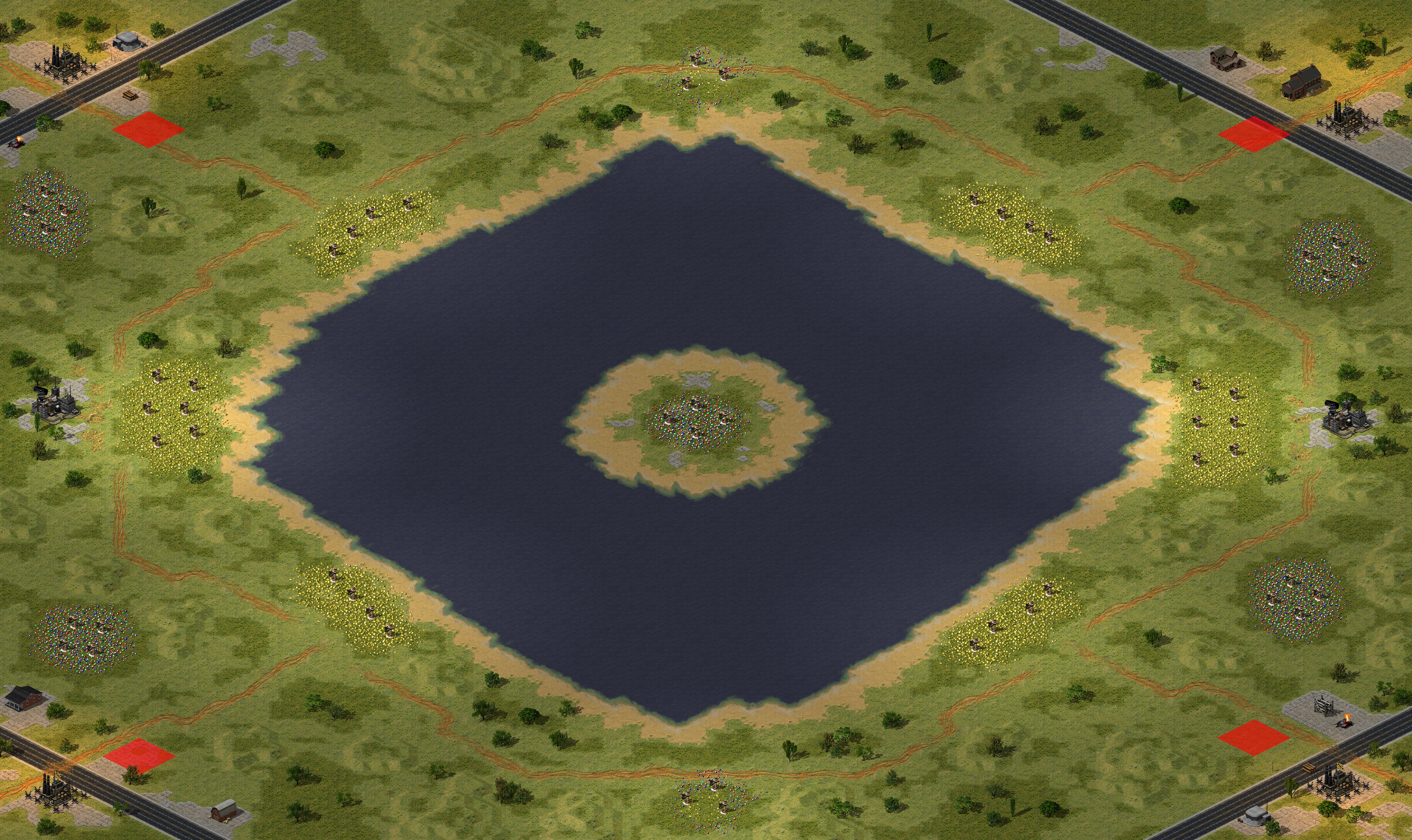 Rendered map: 适者生存LE（2v2）- 尤复赛事