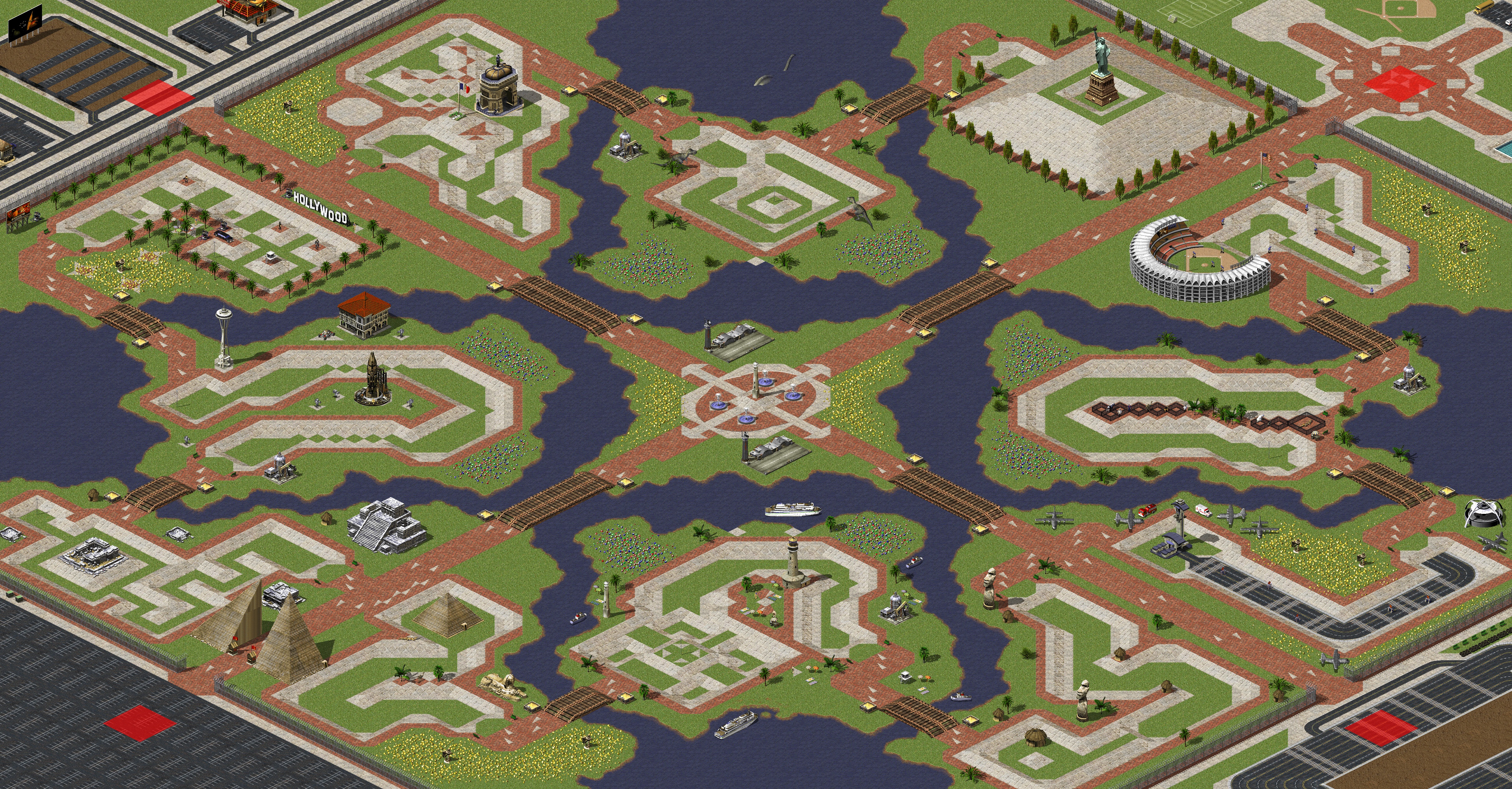 Rendered map: Circuit Board