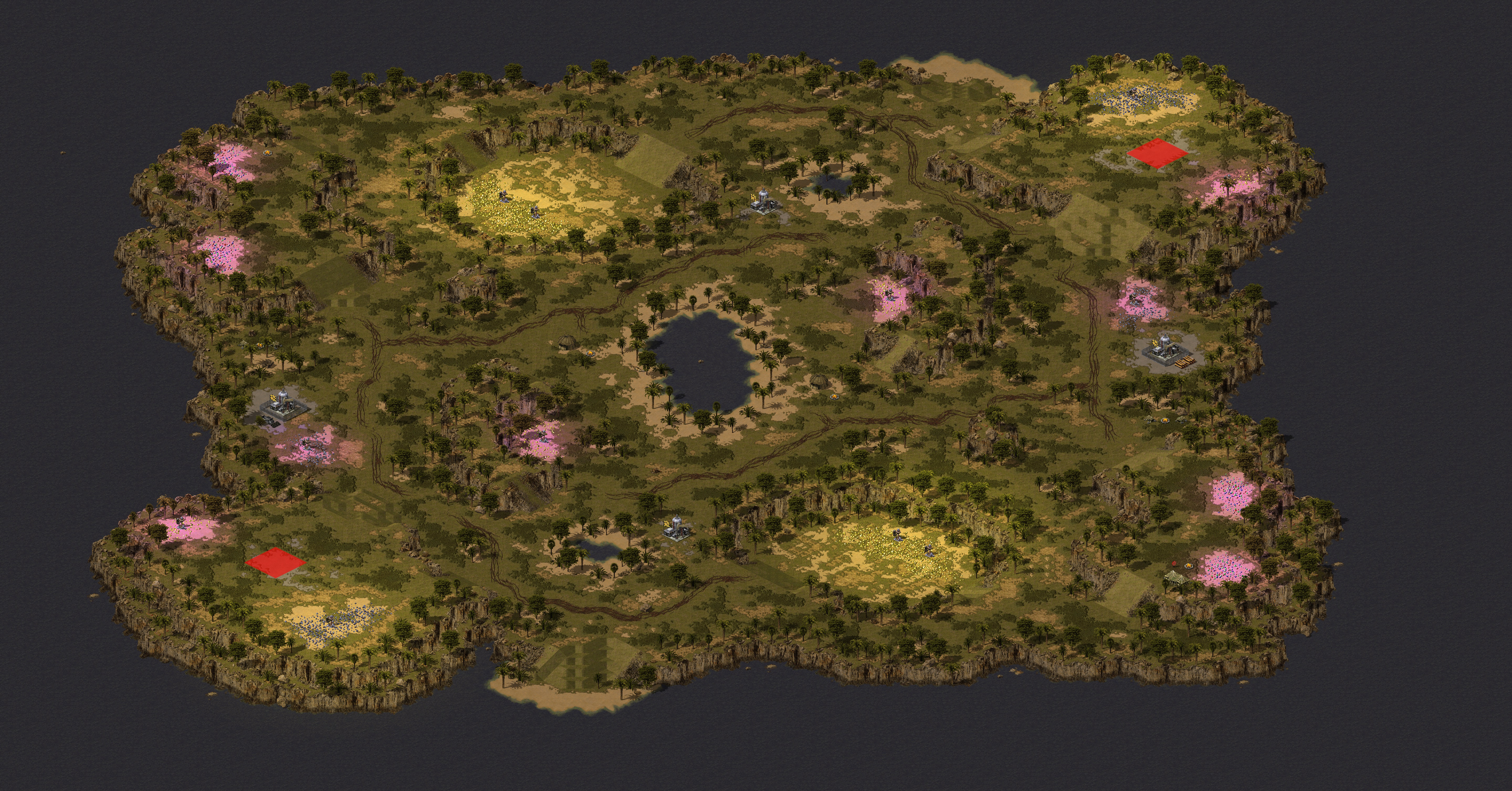 Rendered map: Oasis Trouble