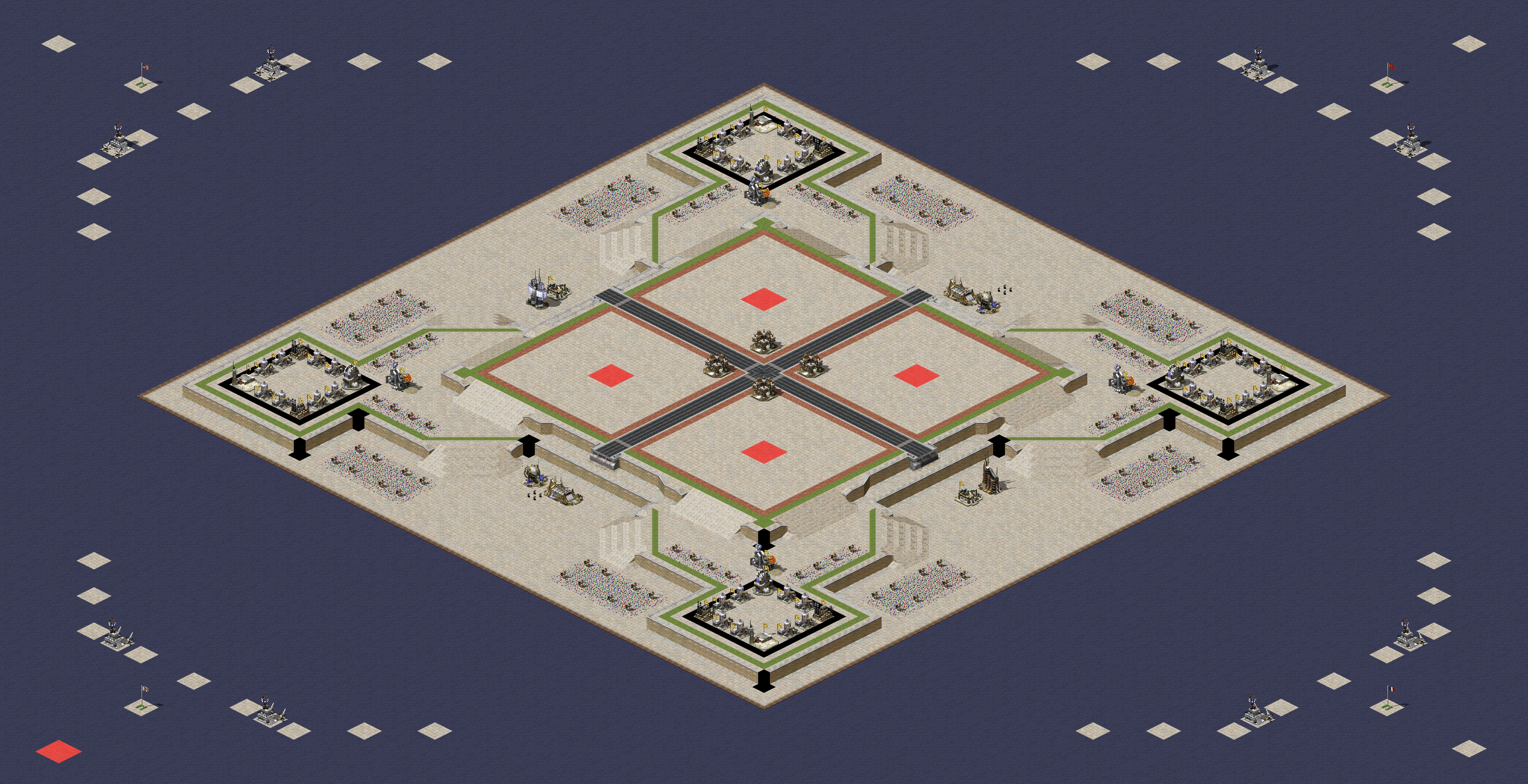 Rendered map: Sea Fortress Neissburg