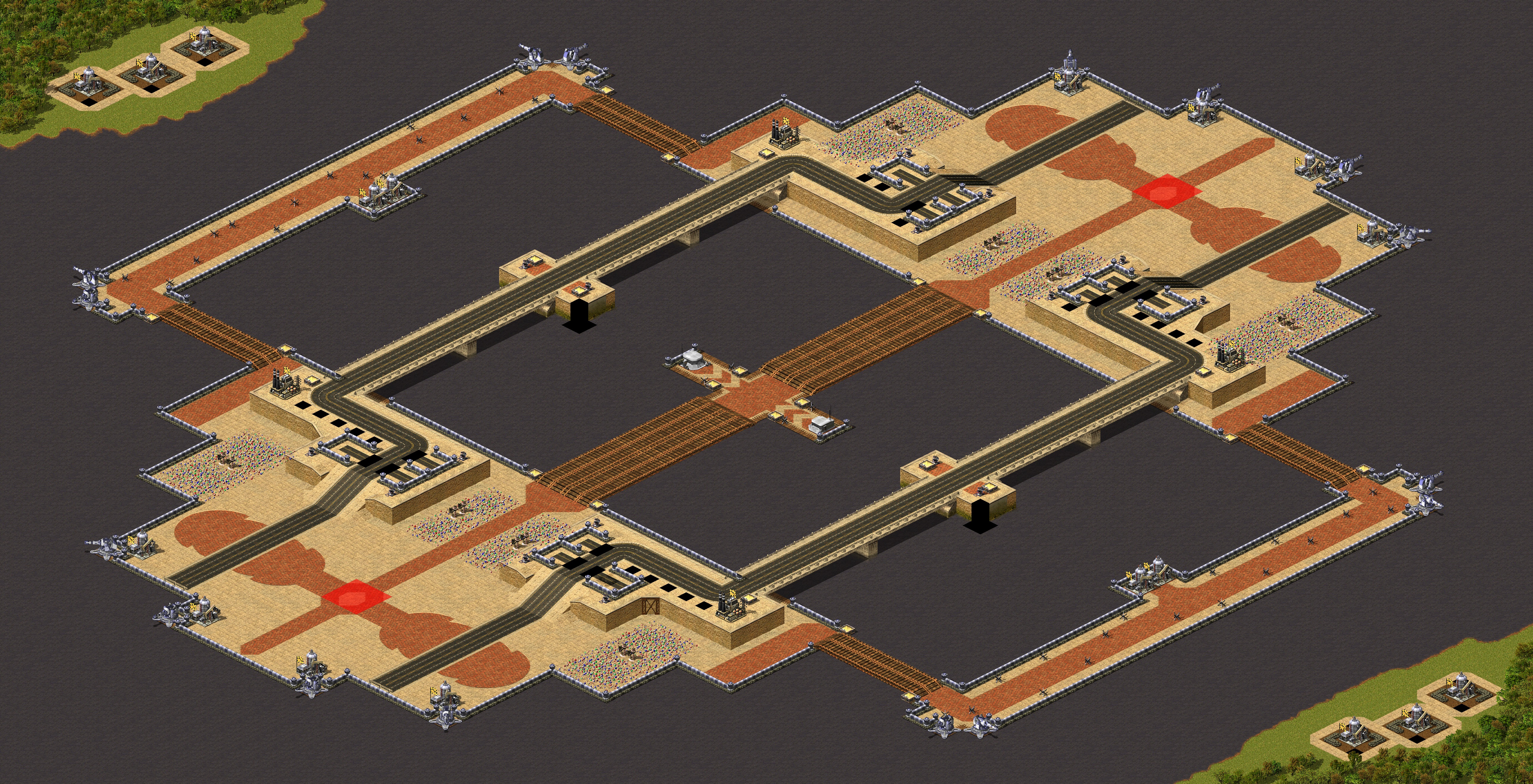 Rendered map: Reborn 2.0 - Fortress Island
