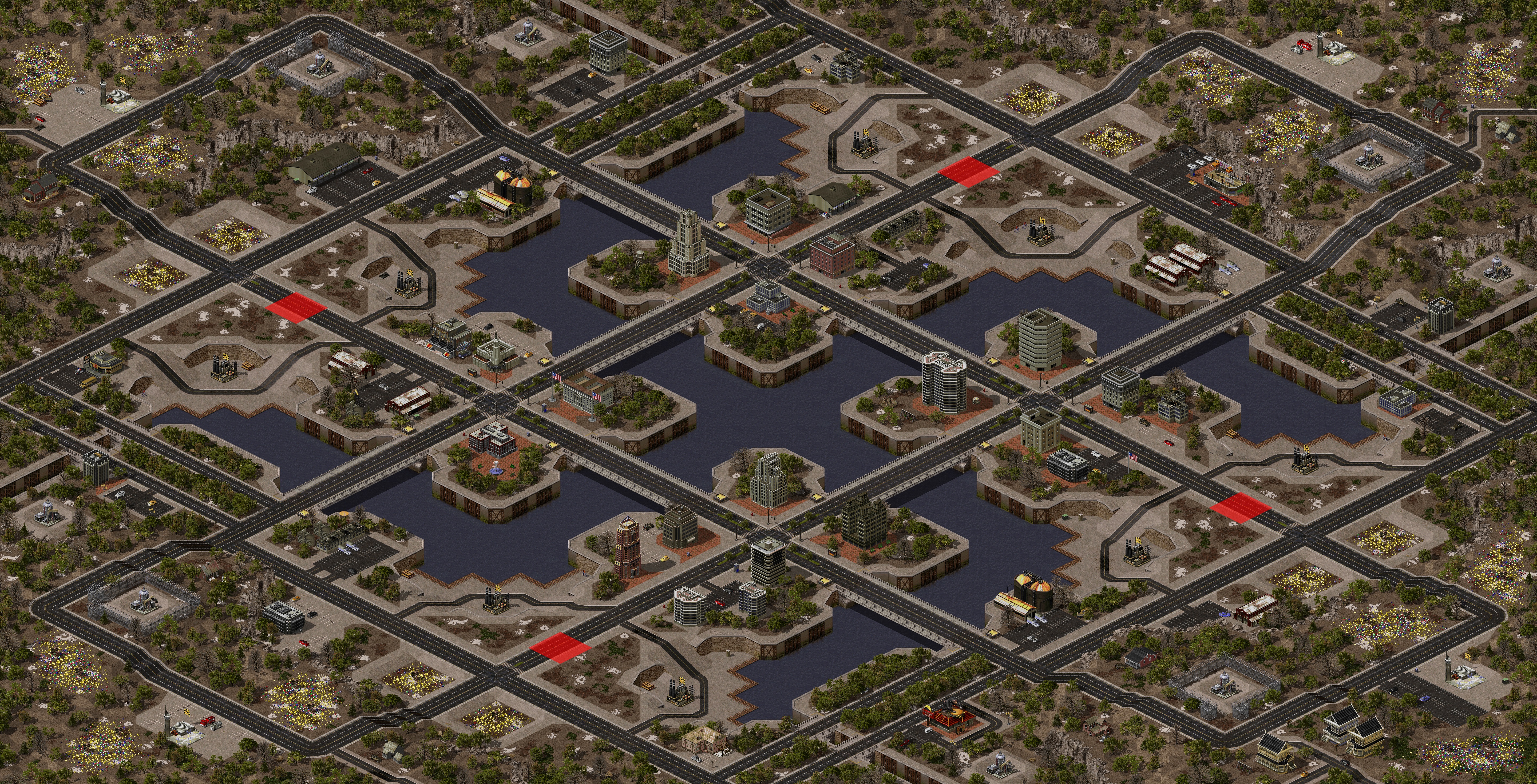 Rendered map: Criss Cross
