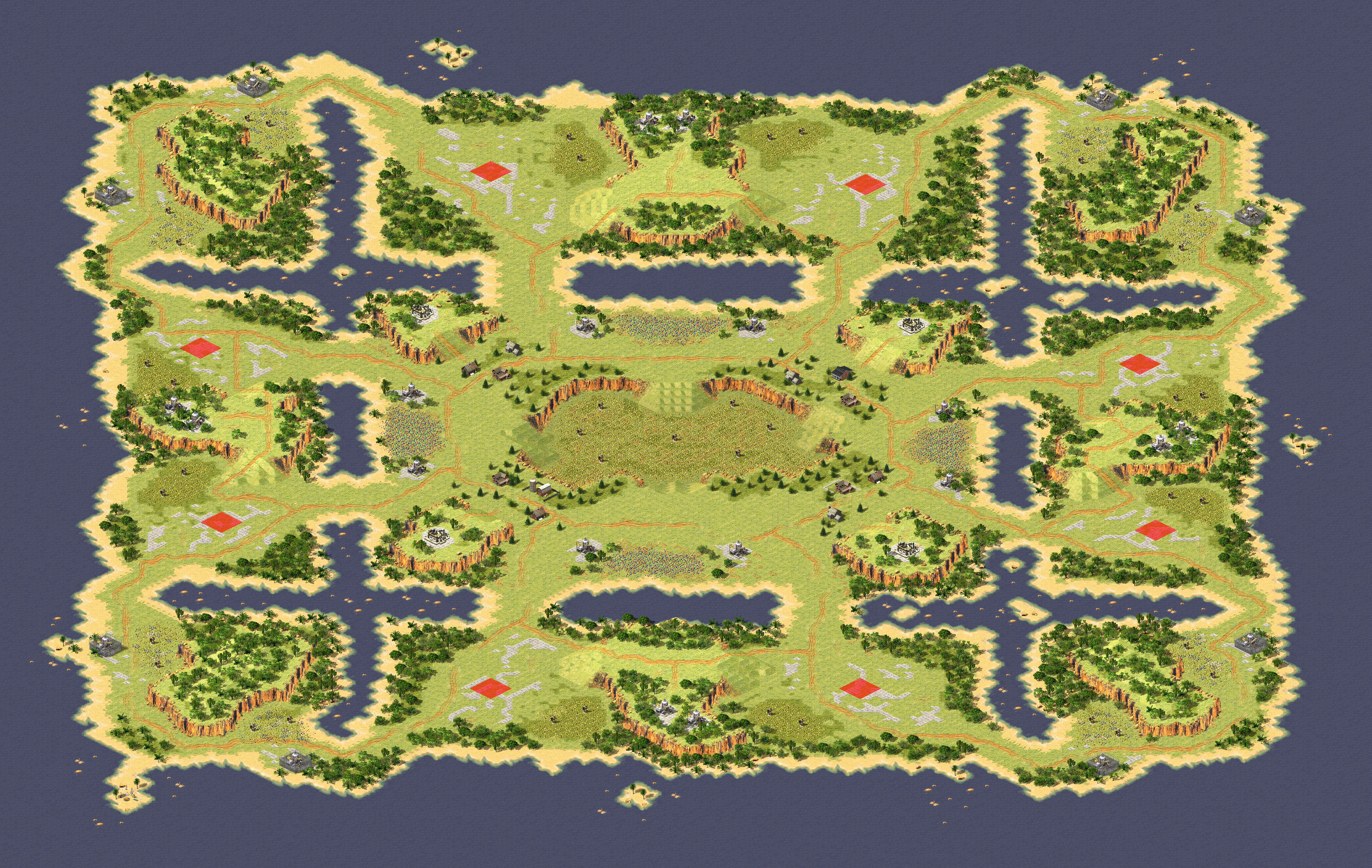 Rendered map: [8] Hecking Harbour - Final