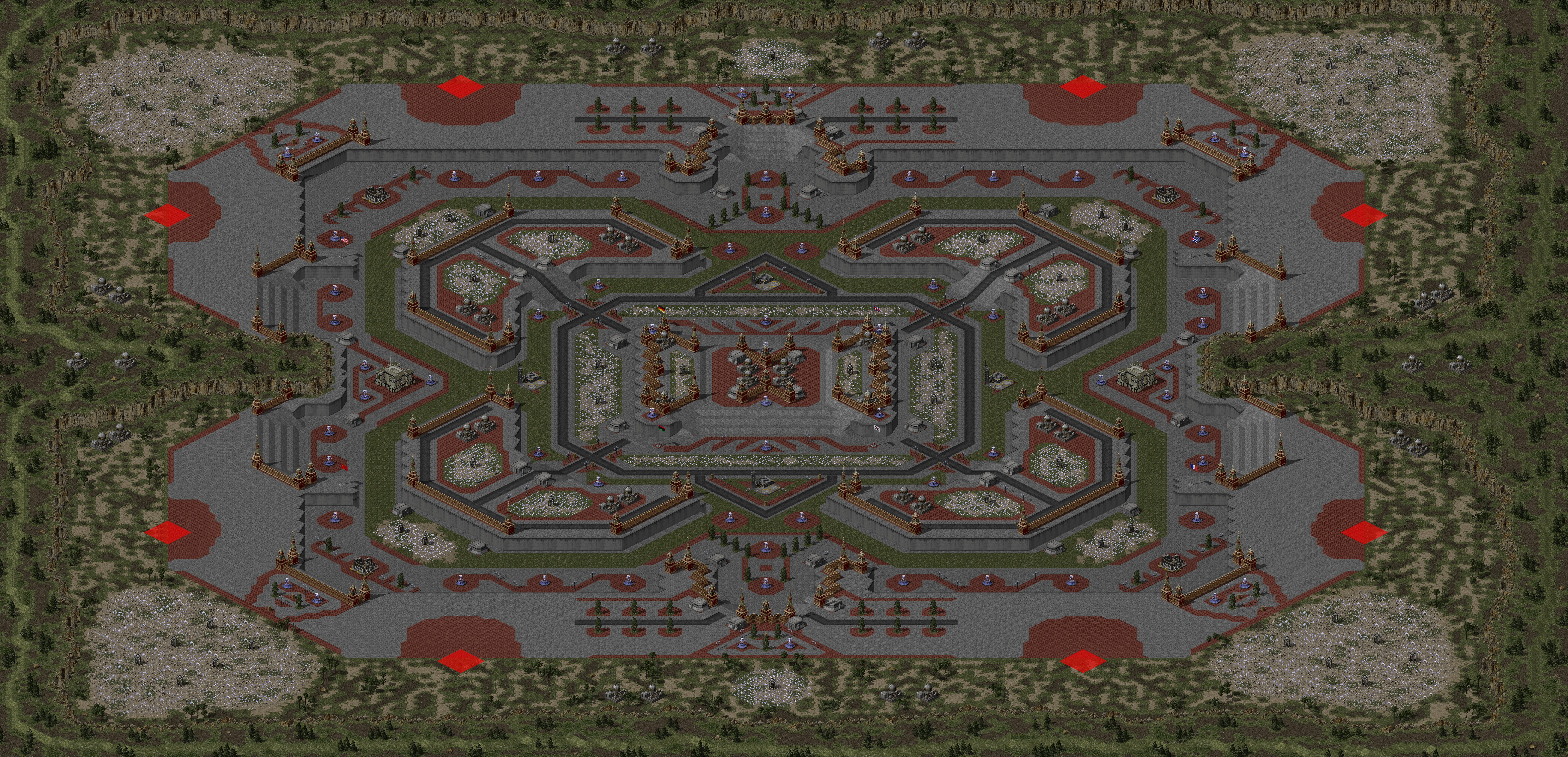 Rendered map: Central Quad