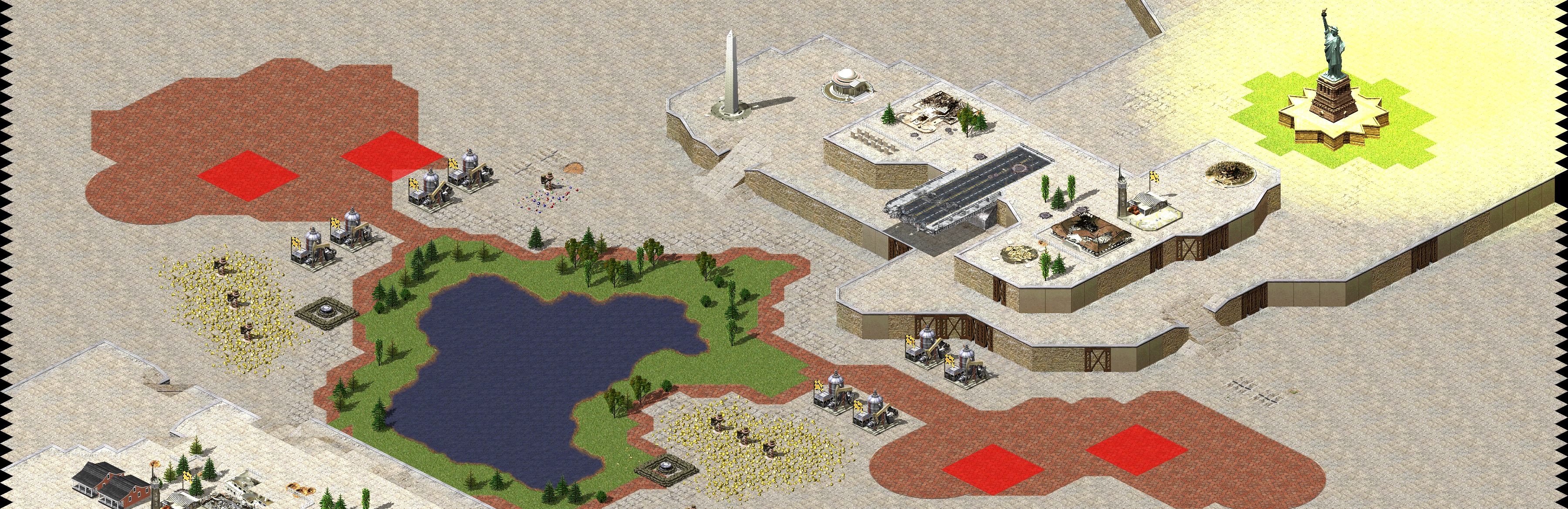 Rendered map: Foundations (2v2ally)