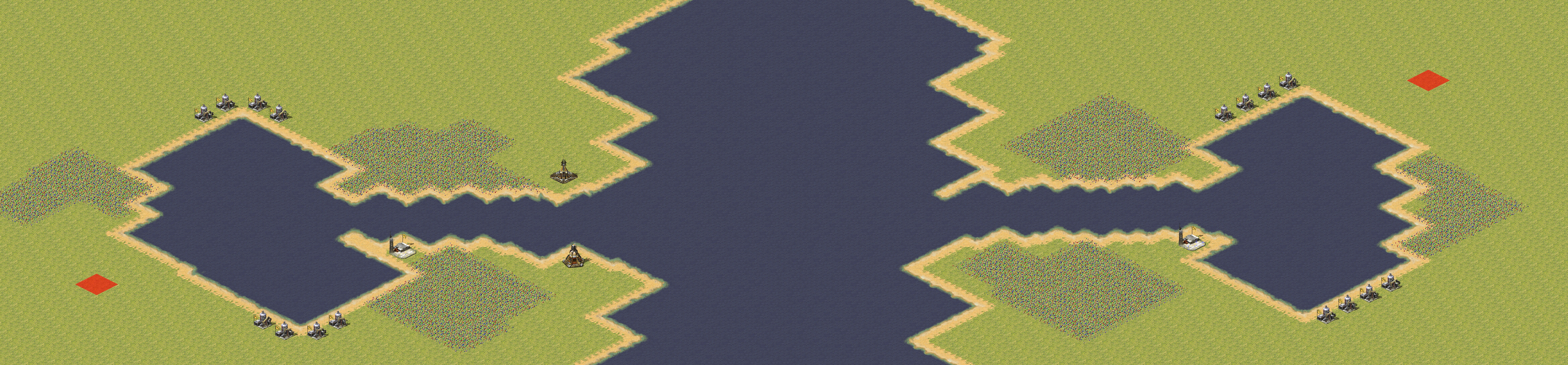 Rendered map: Mile Wide