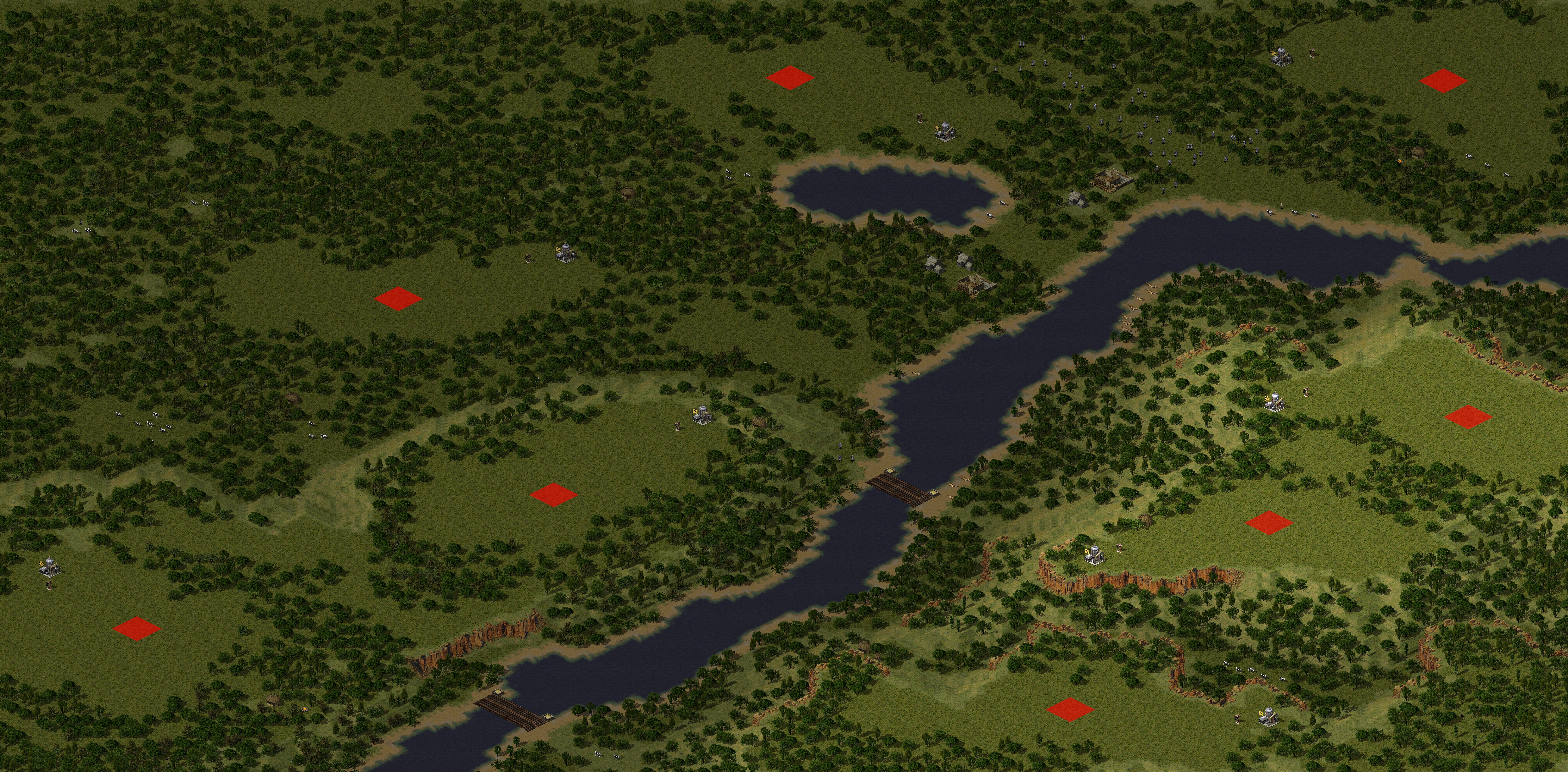 Rendered map: Jungle Skirmish