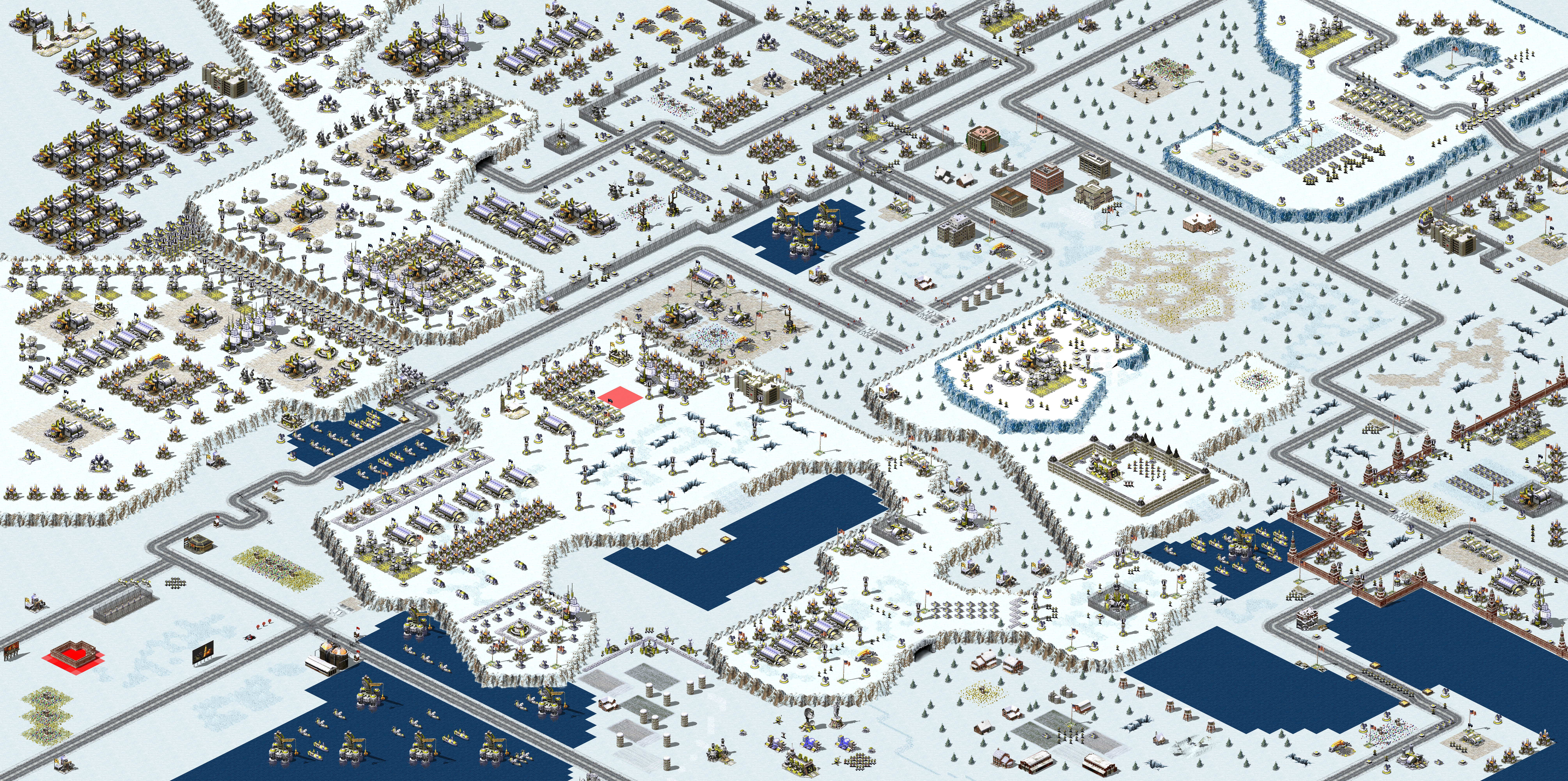 Rendered map: 7v1 Soviet Battle