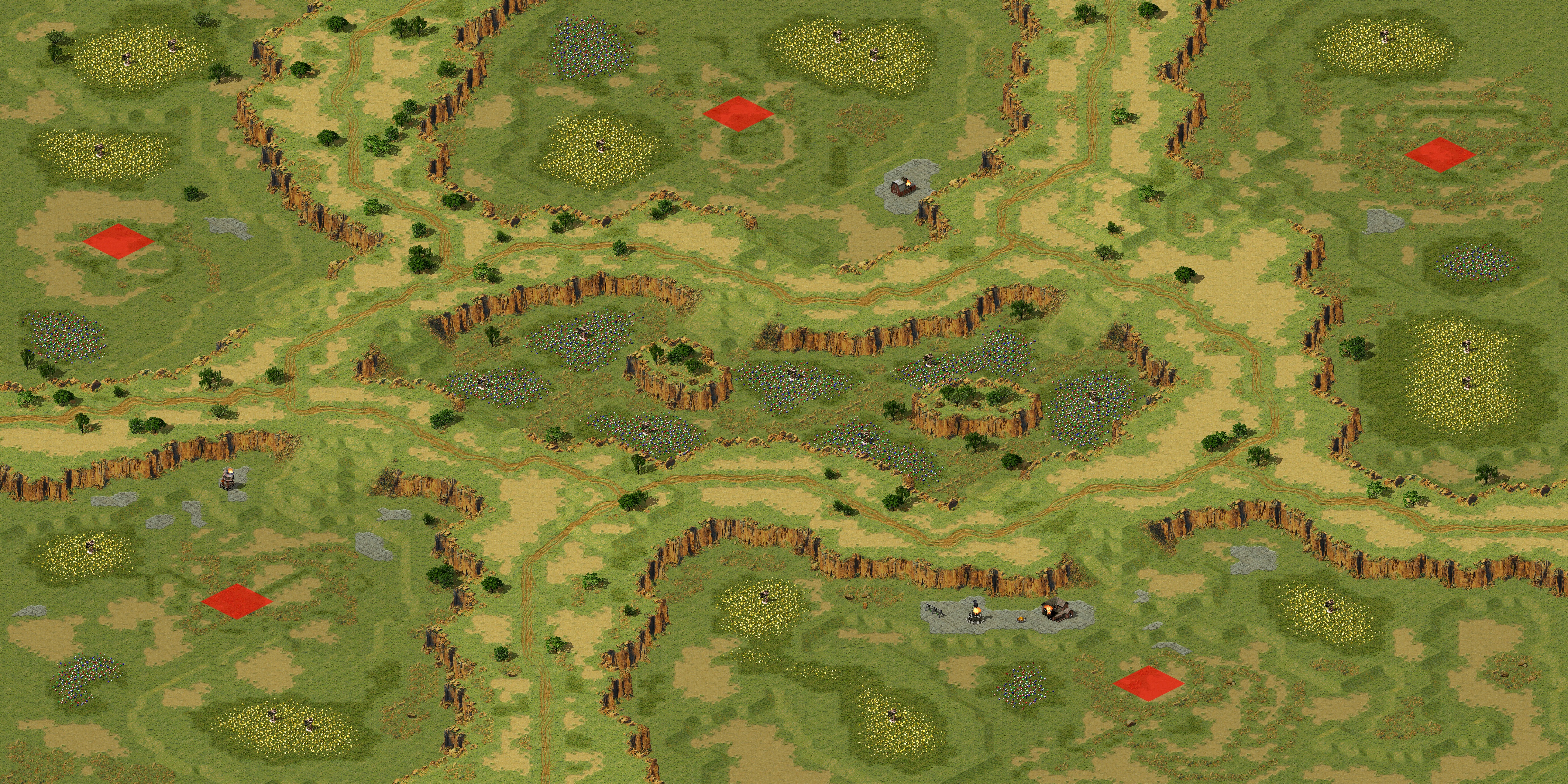 Rendered map: Tiberian Garden