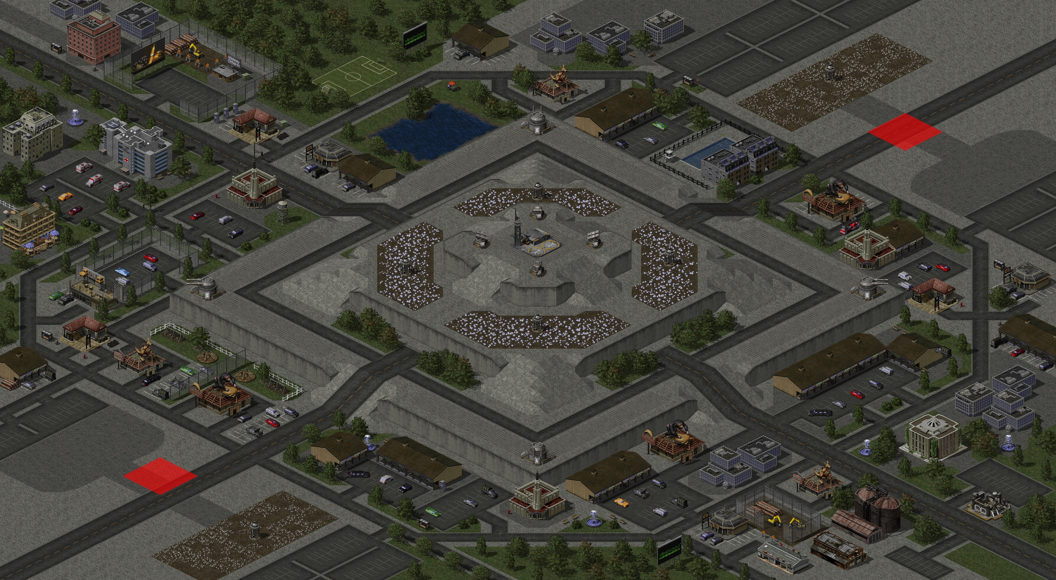 Rendered map: Hill Between