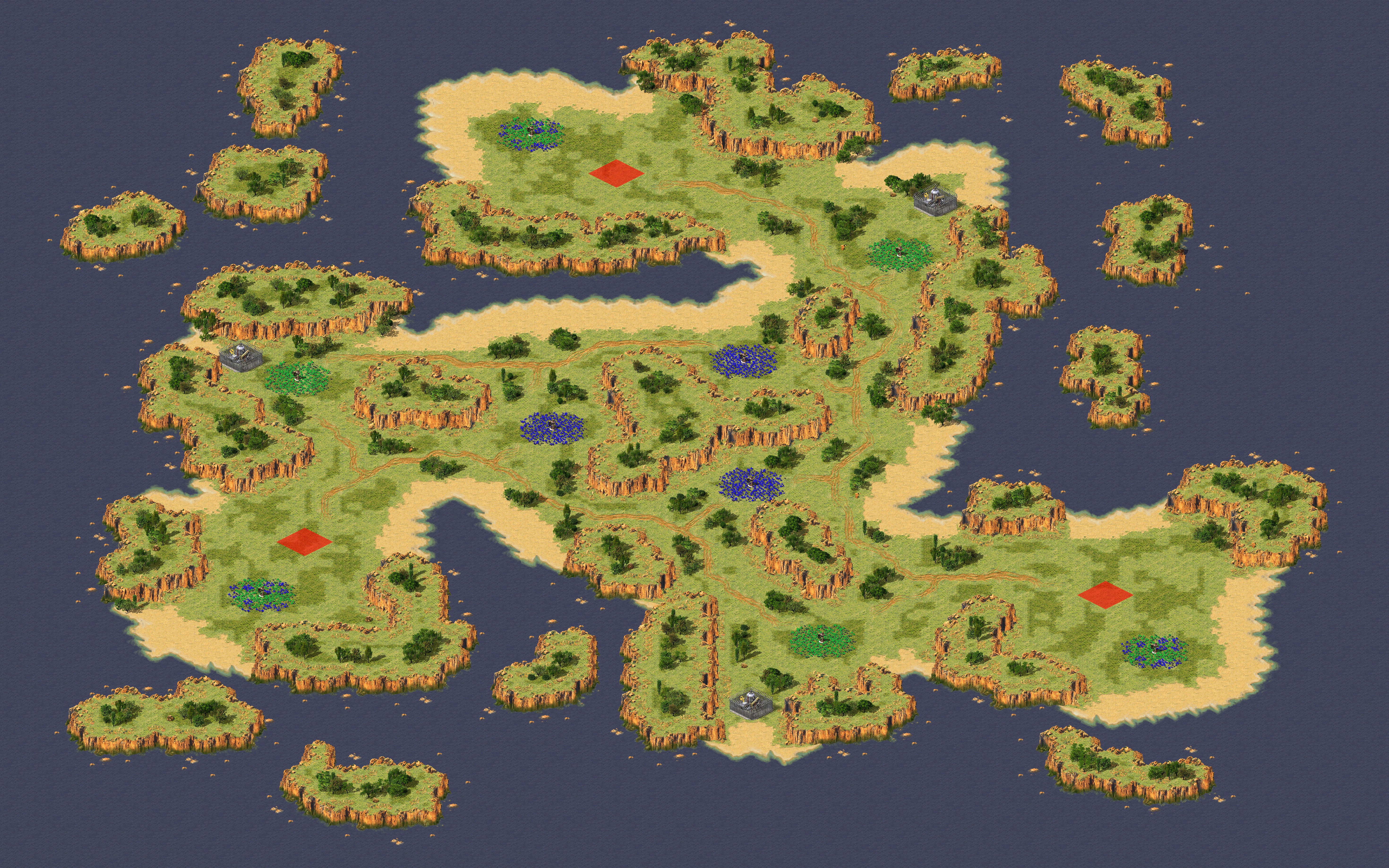 Rendered map: (3) Pyroclasm
