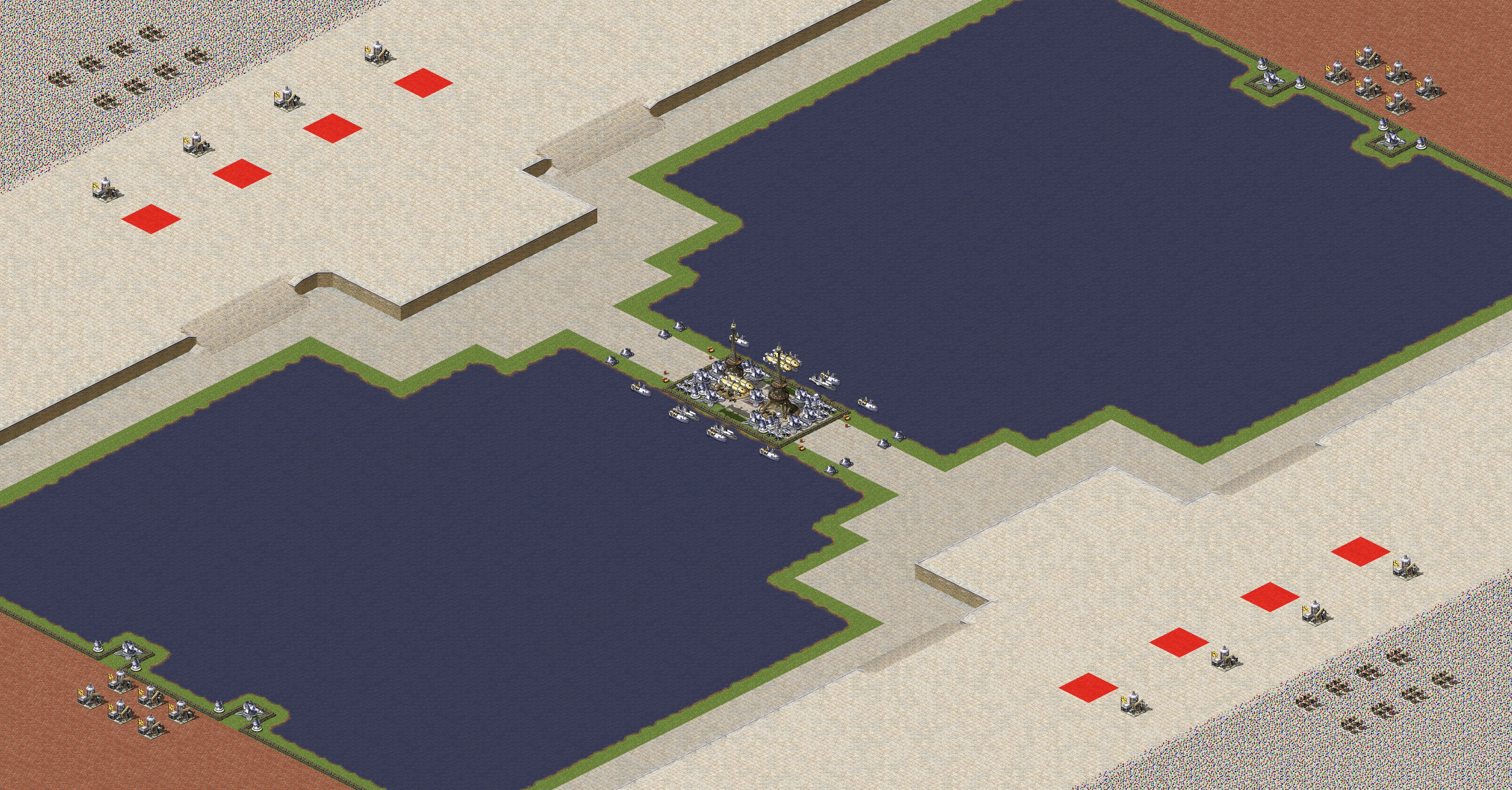 Rendered map: Battleship and Cannon