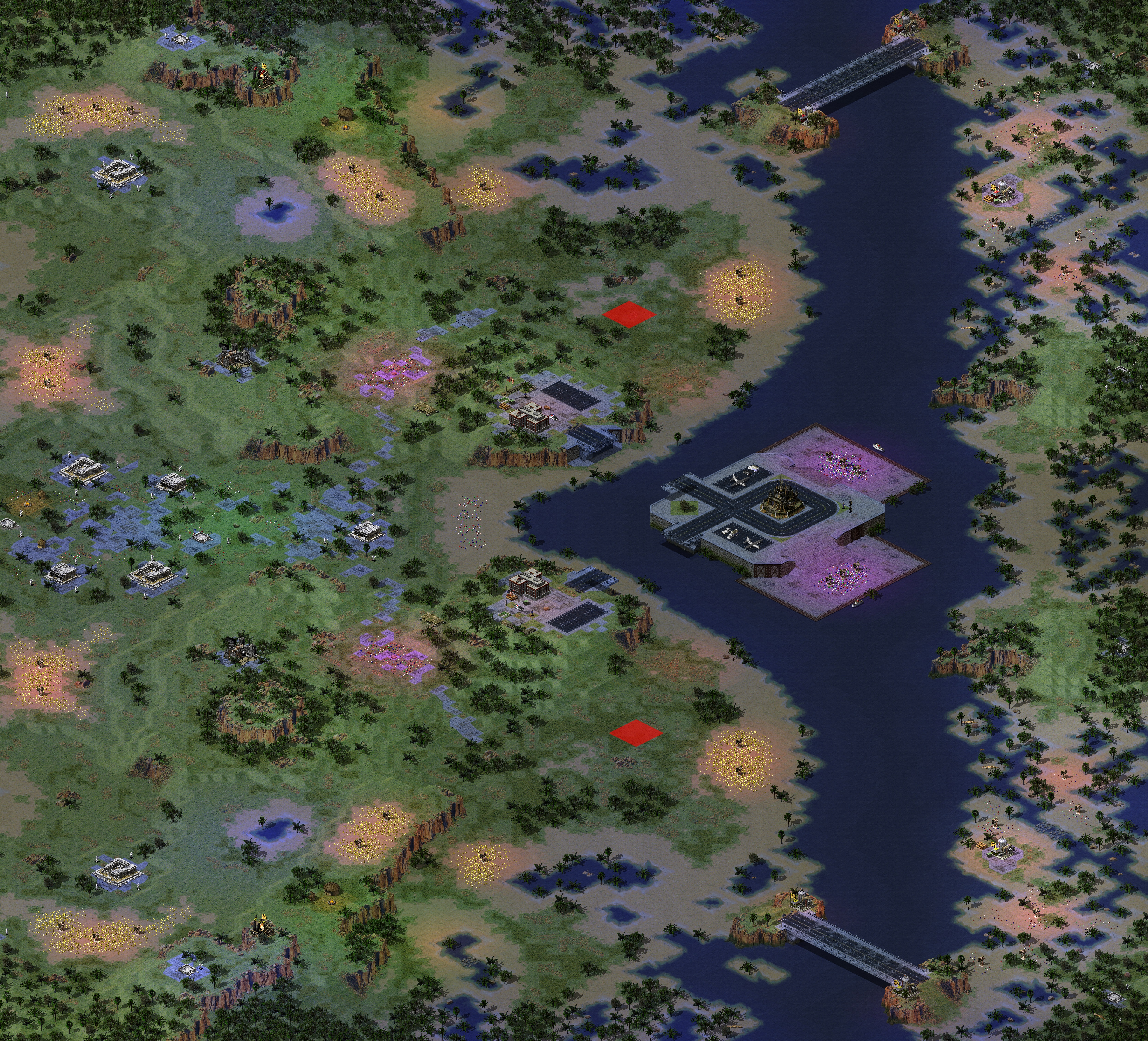 Rendered map: Buffed Biotech Rainforest