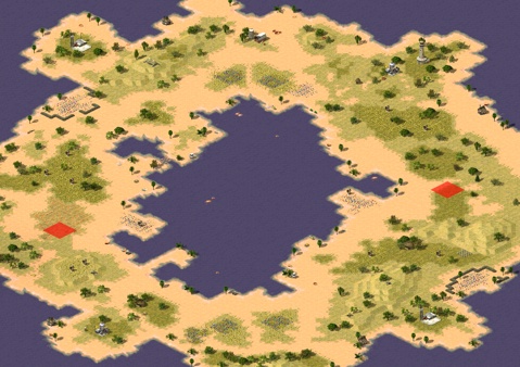 Rendered preview of Glowing Waters