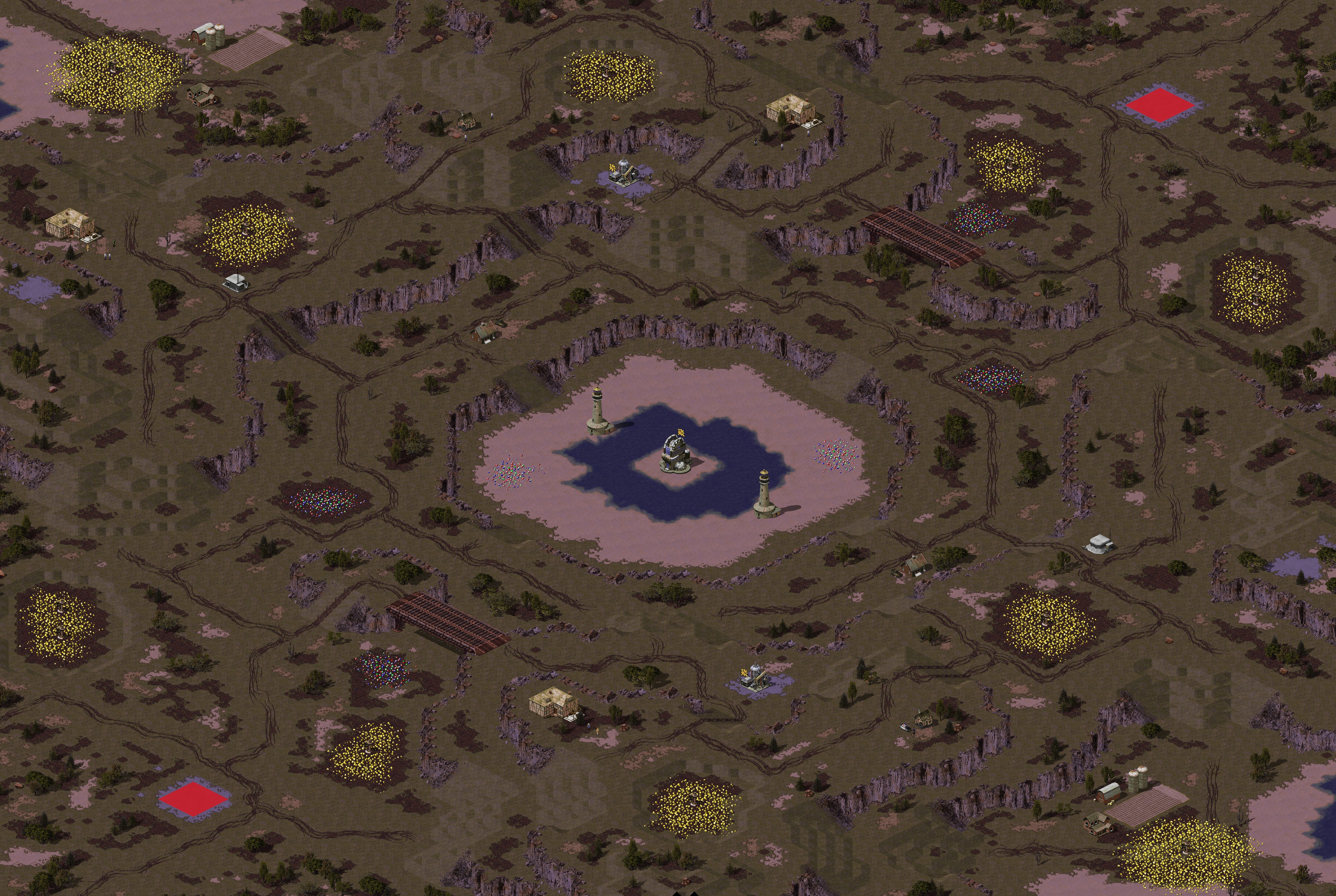 Rendered map: Watering Hole v2