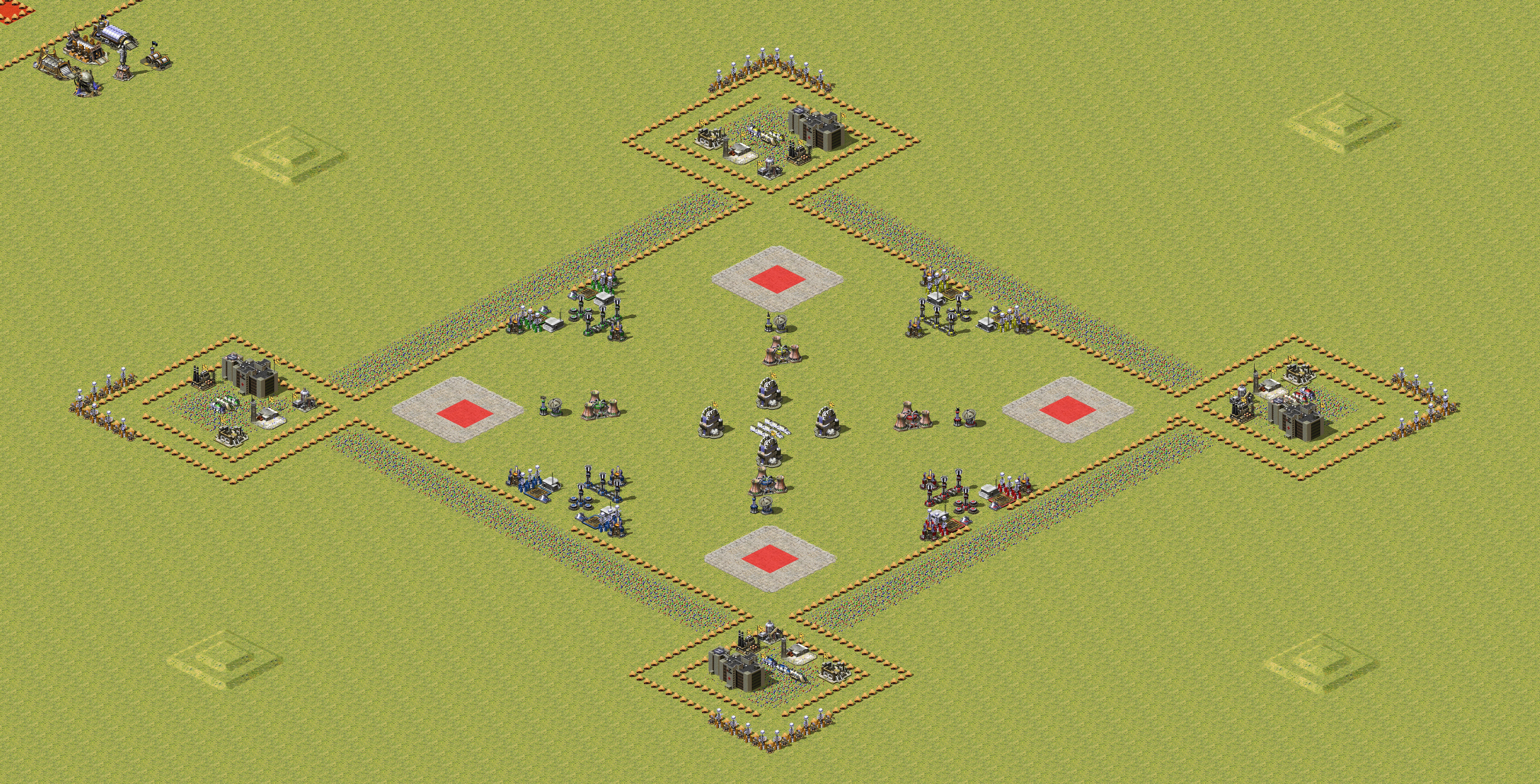 Rendered map: Survival map  ALL TEAM A v1.5