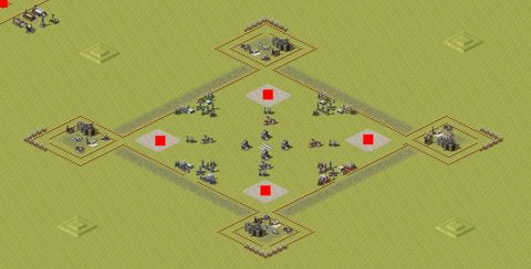 Rendered preview of Survival map  ALL TEAM A v1.5