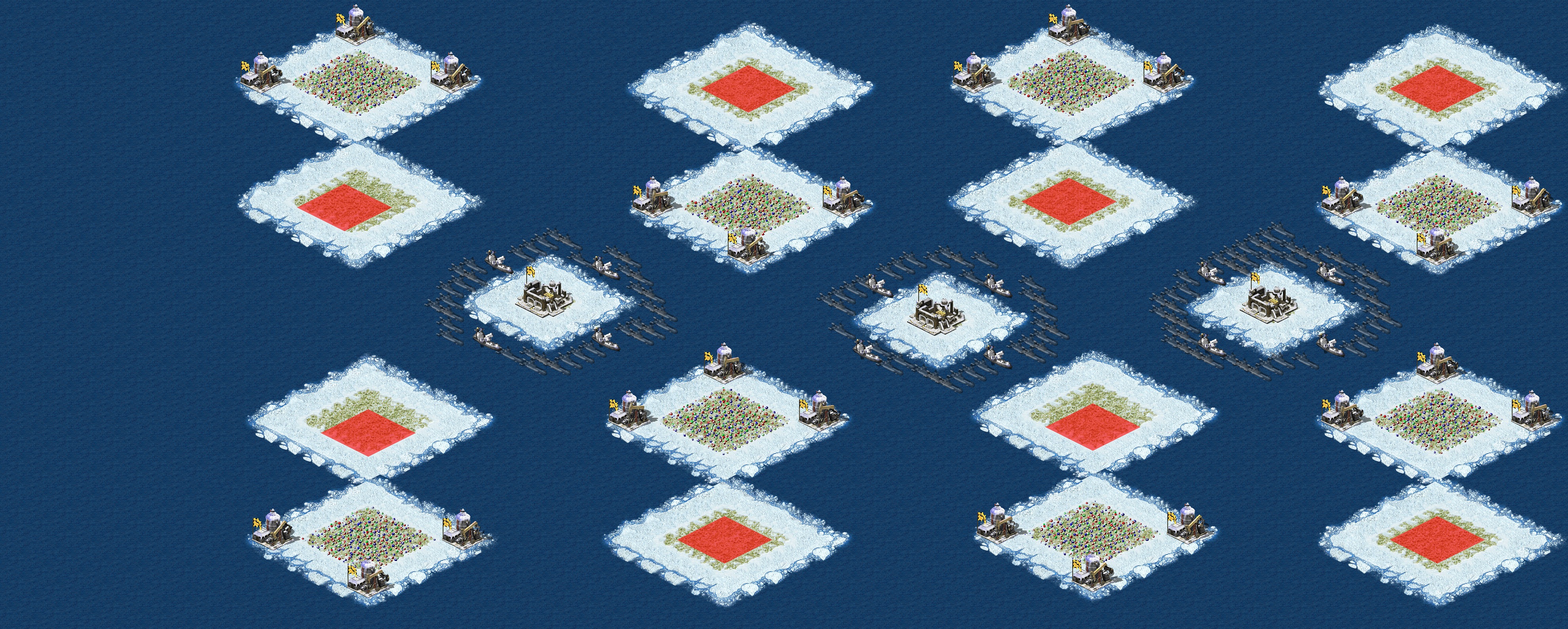 Rendered map: One Island Per Player
