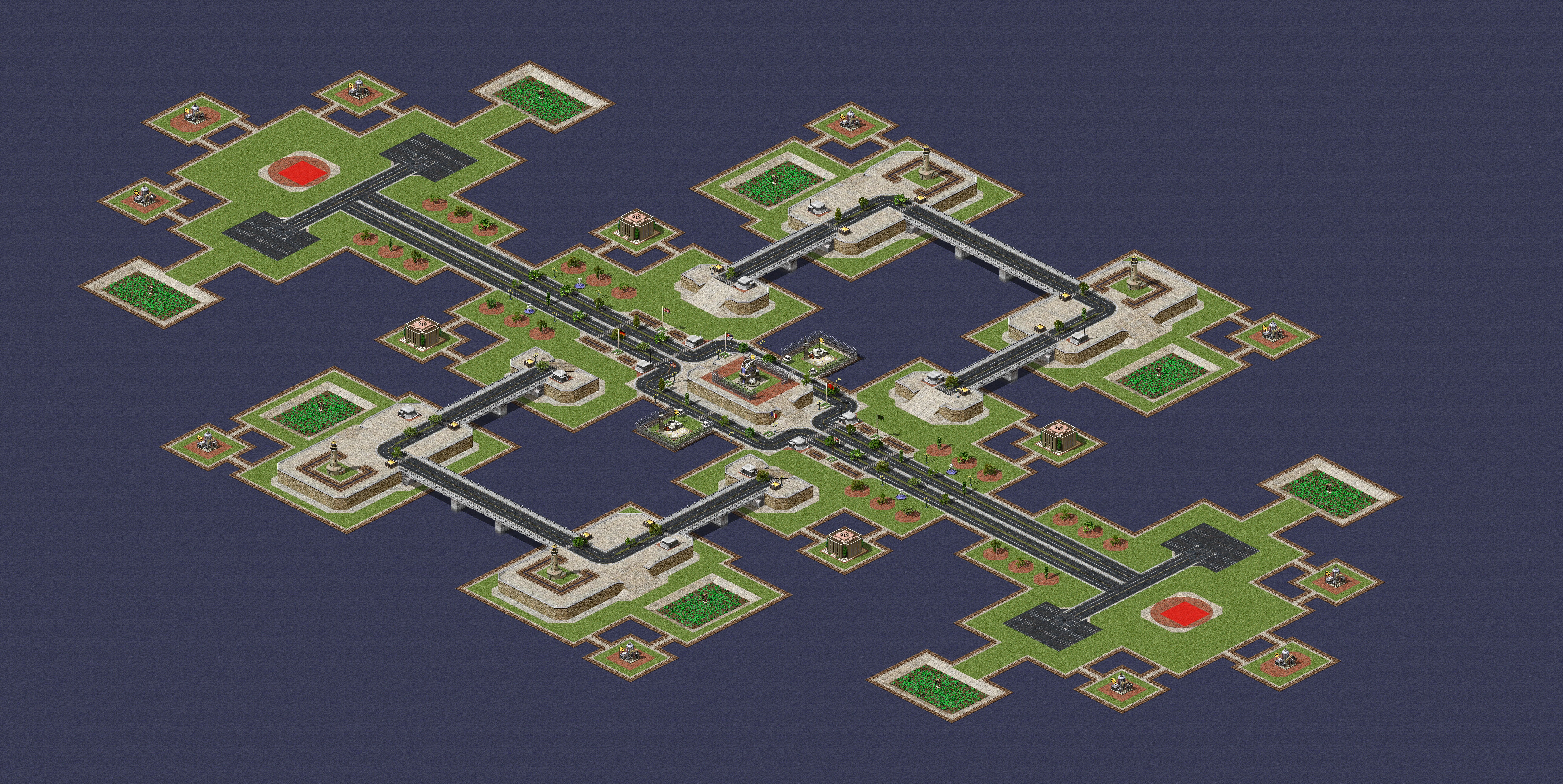 Rendered map: (2) Bay War