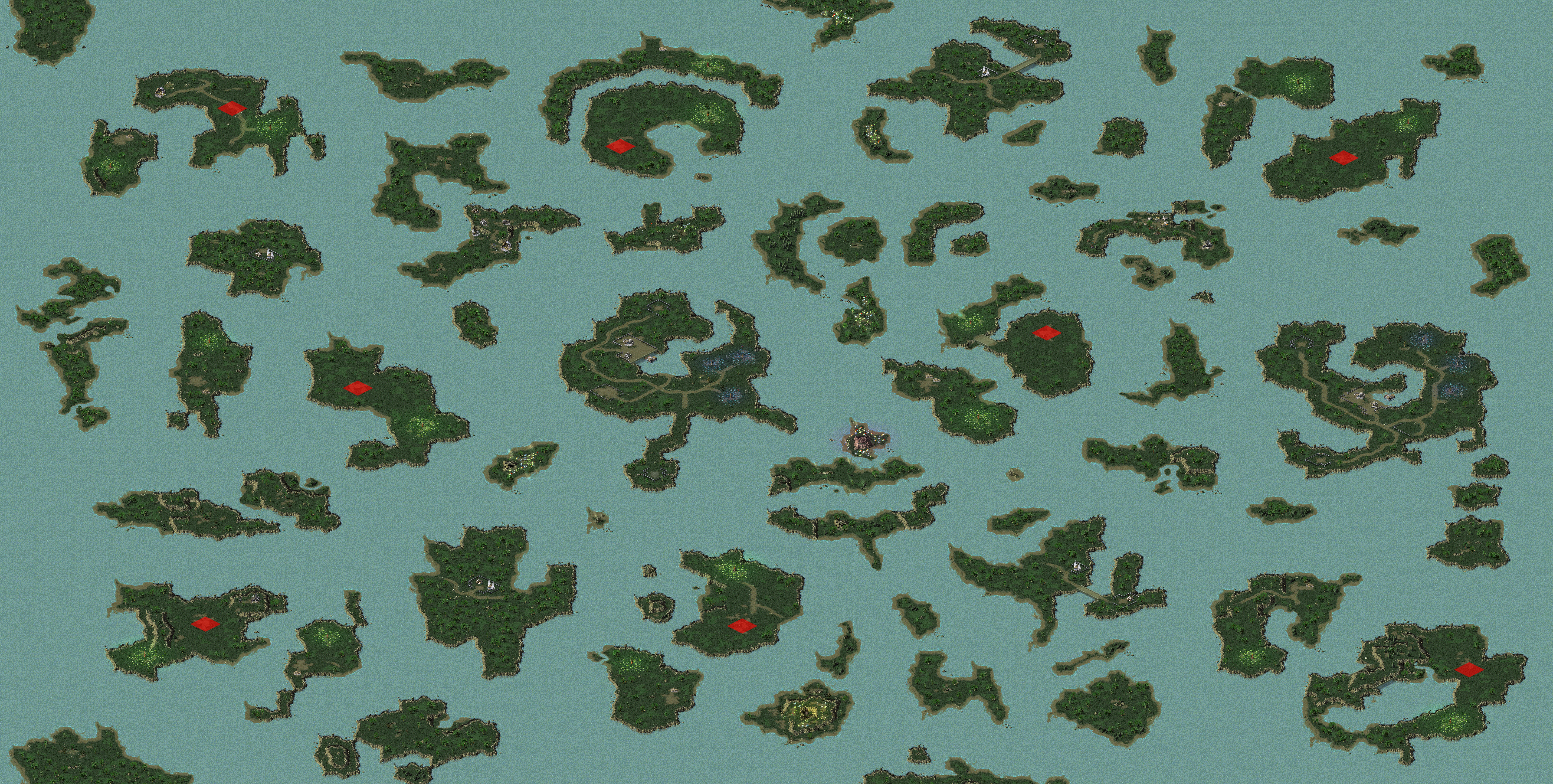Rendered map: Archipelago