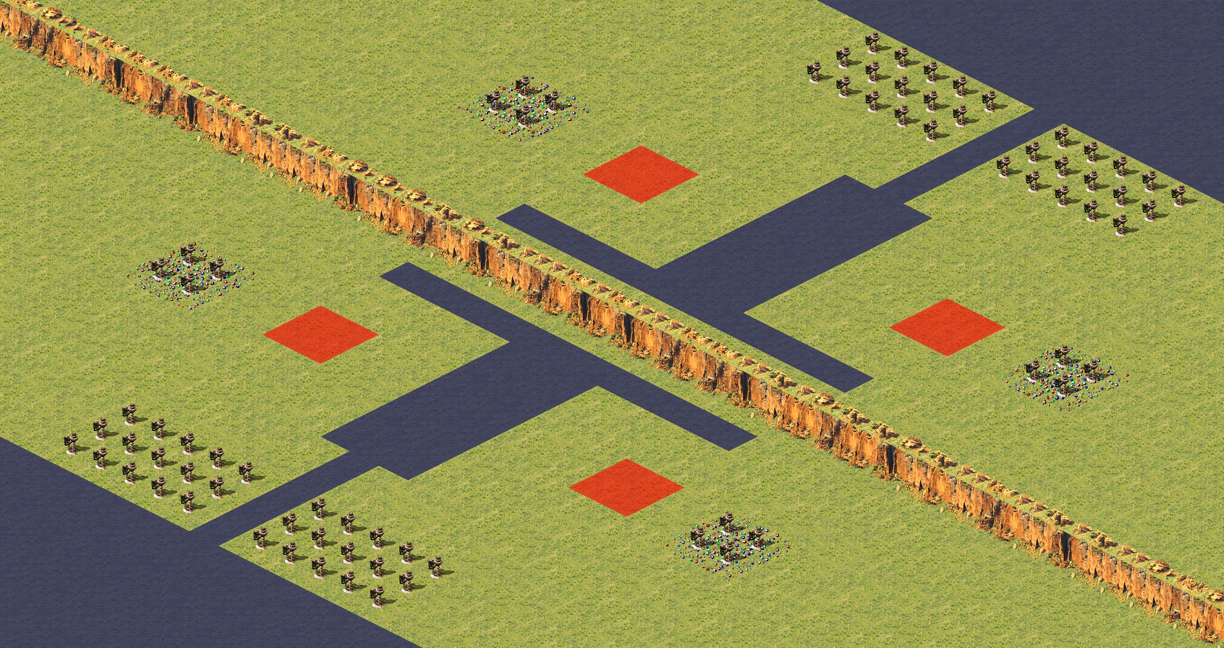 Rendered map: Air War 2 (No Oil)
