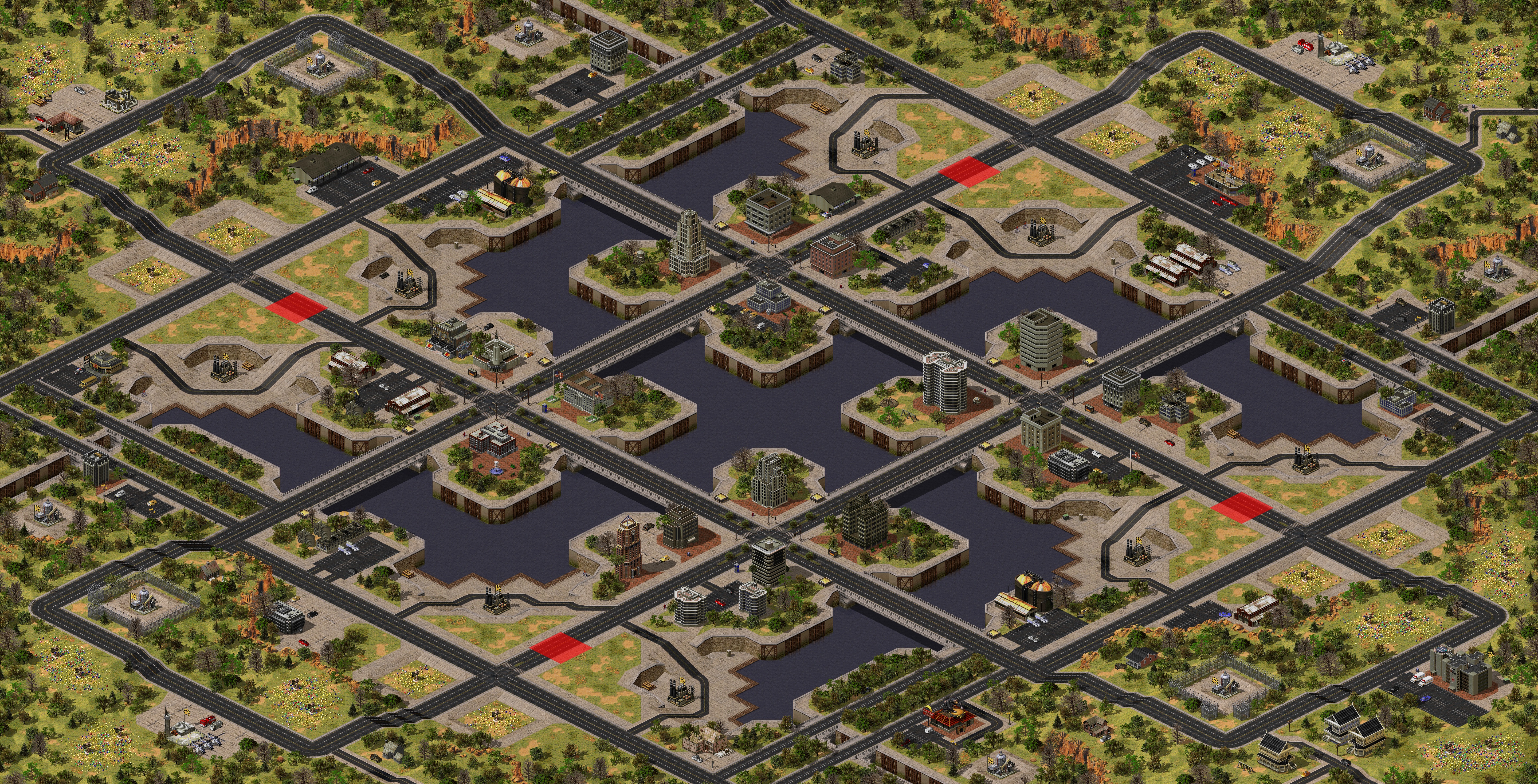 Rendered map: CrissCross