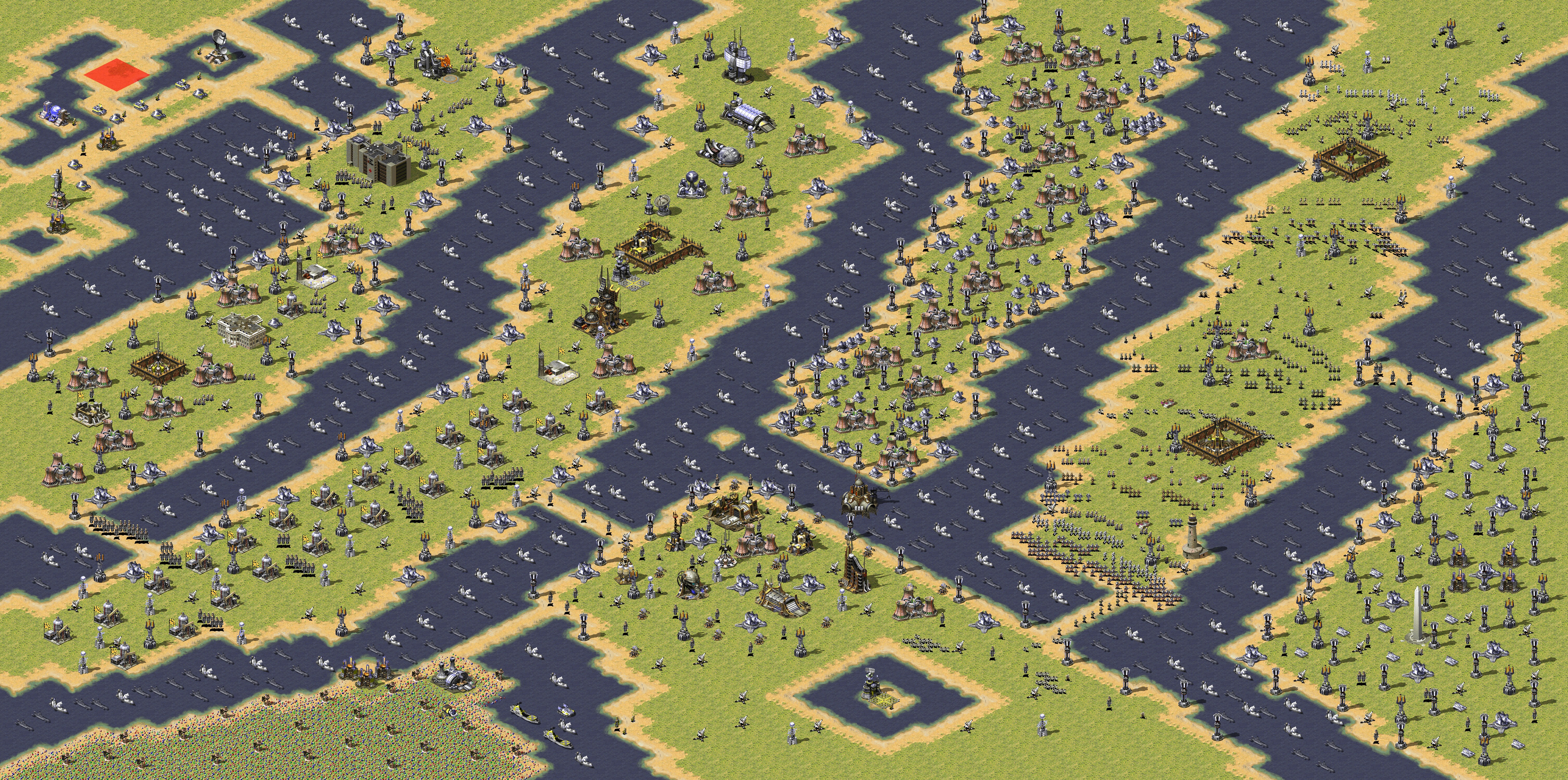 Rendered map: World Domination