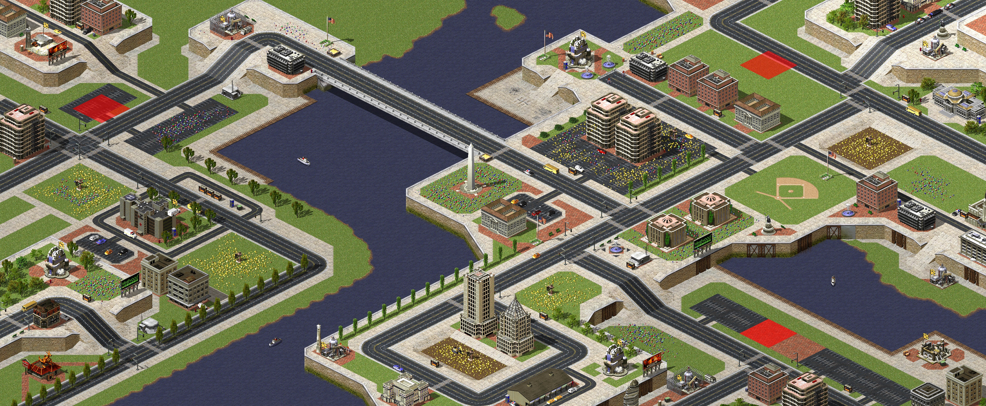 Rendered map: Urban Trio