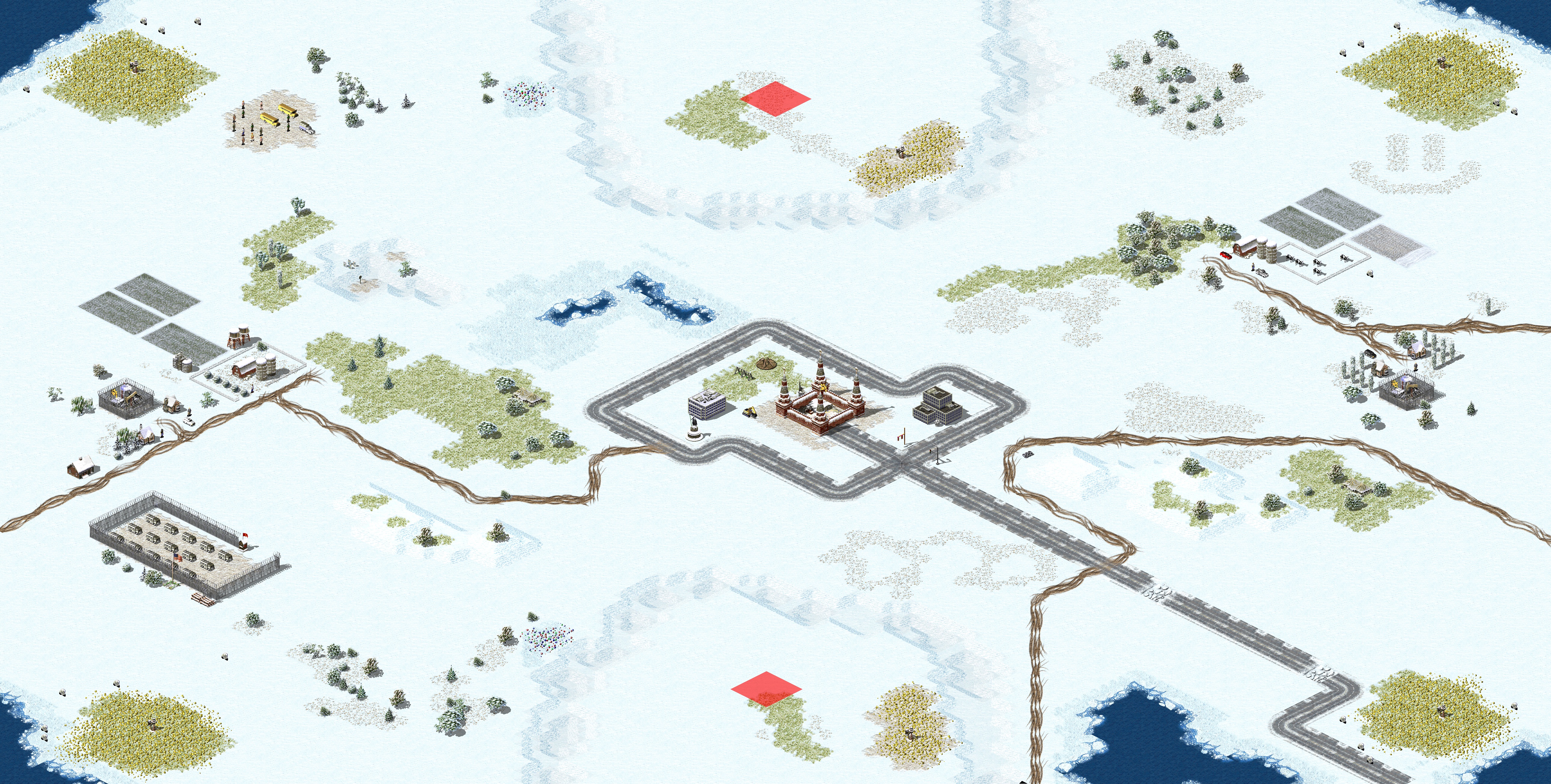 Rendered map: Snowcone