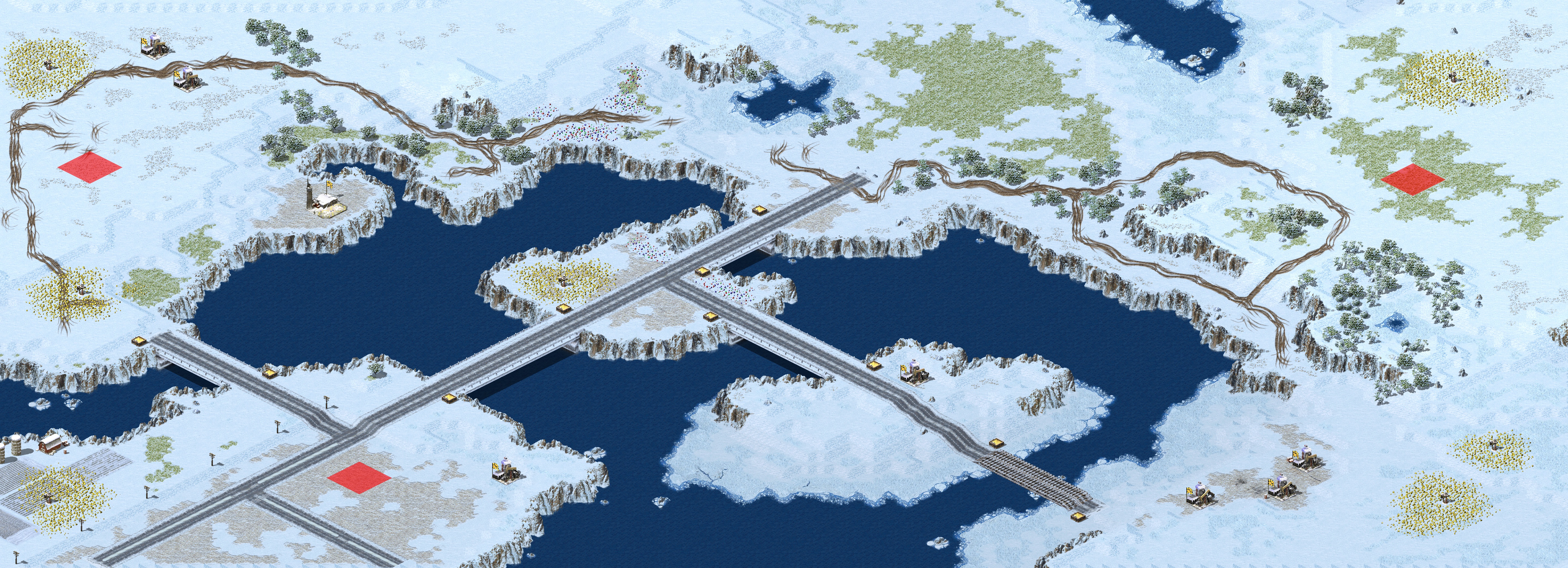 Rendered map: Cold War