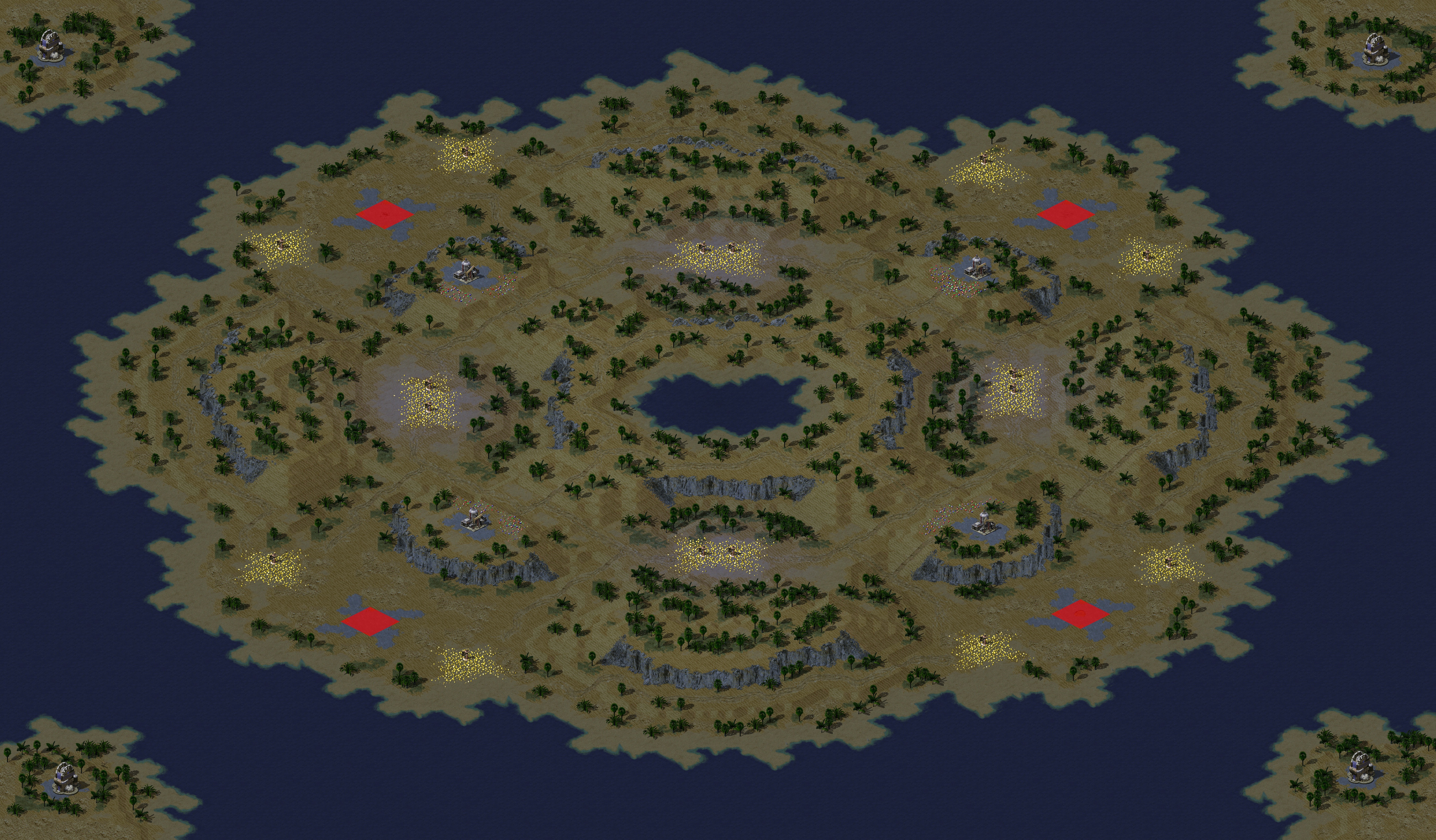 Rendered map: Desert Eclipse (4)