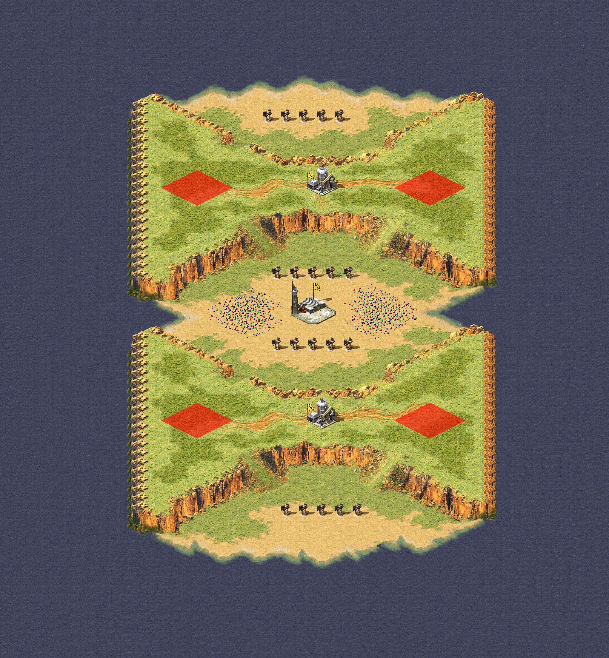 Rendered map: Twin Bows