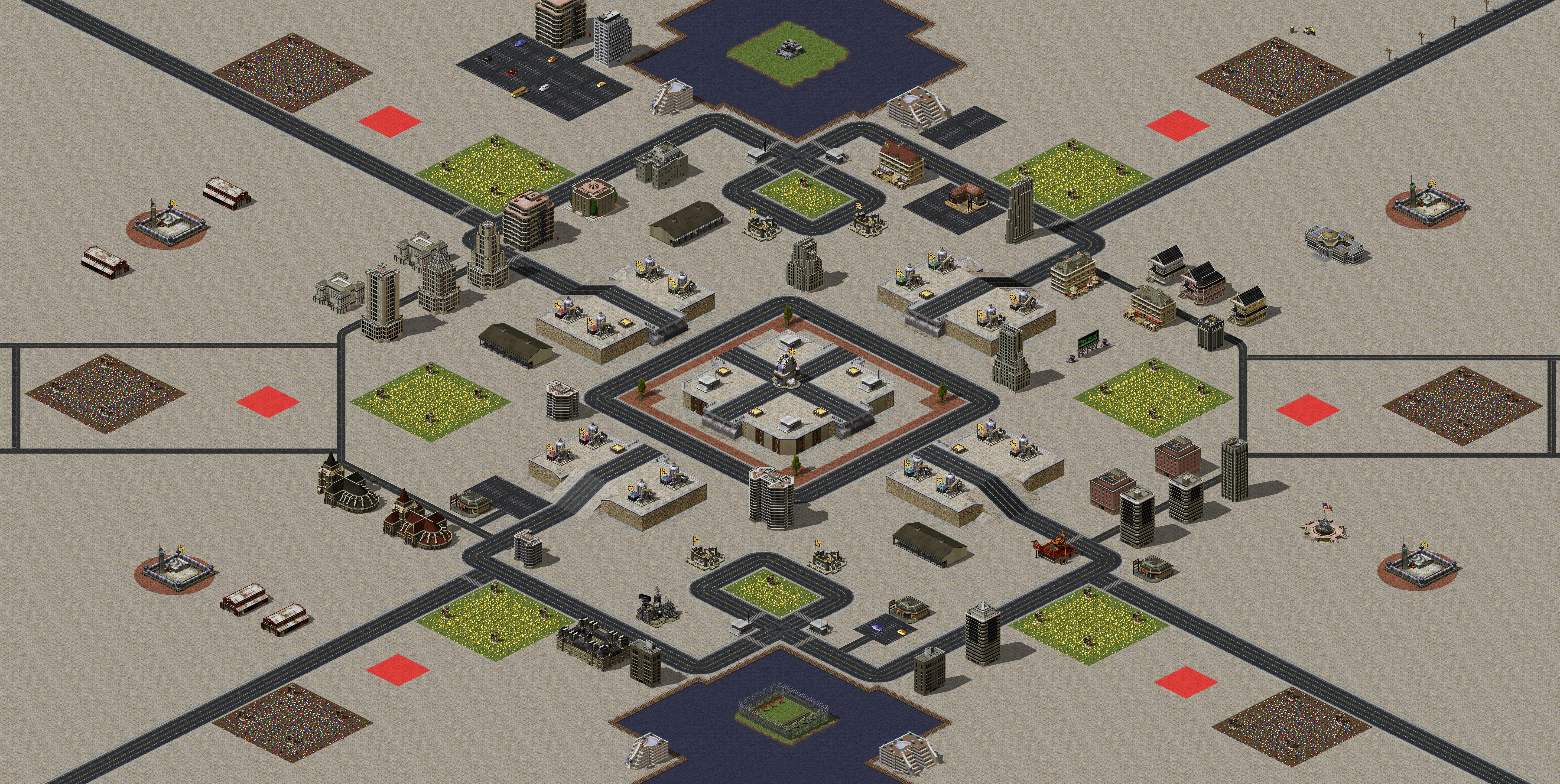 Rendered map: Buffed - Commerce District