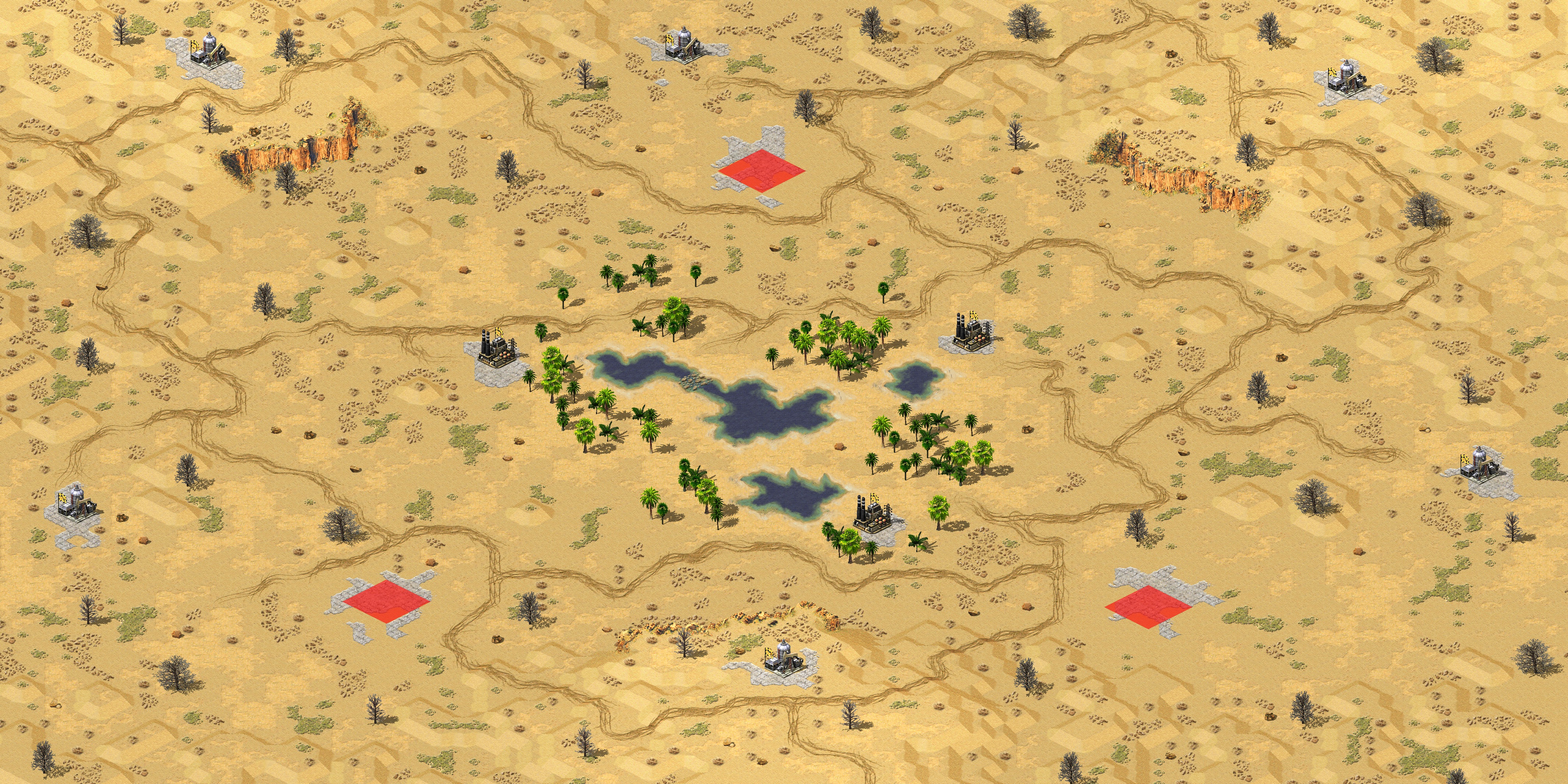 Rendered map: Middle East Peace