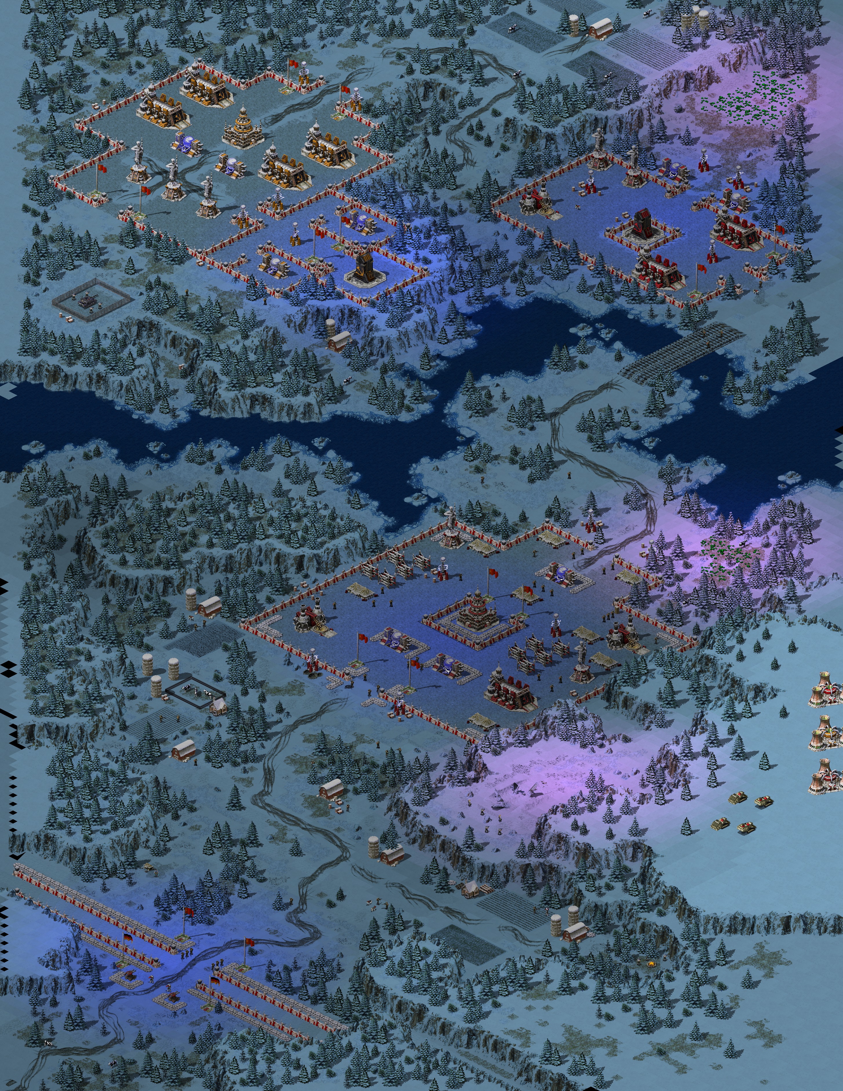 Rendered map: Allied Mission 5: Dark Night