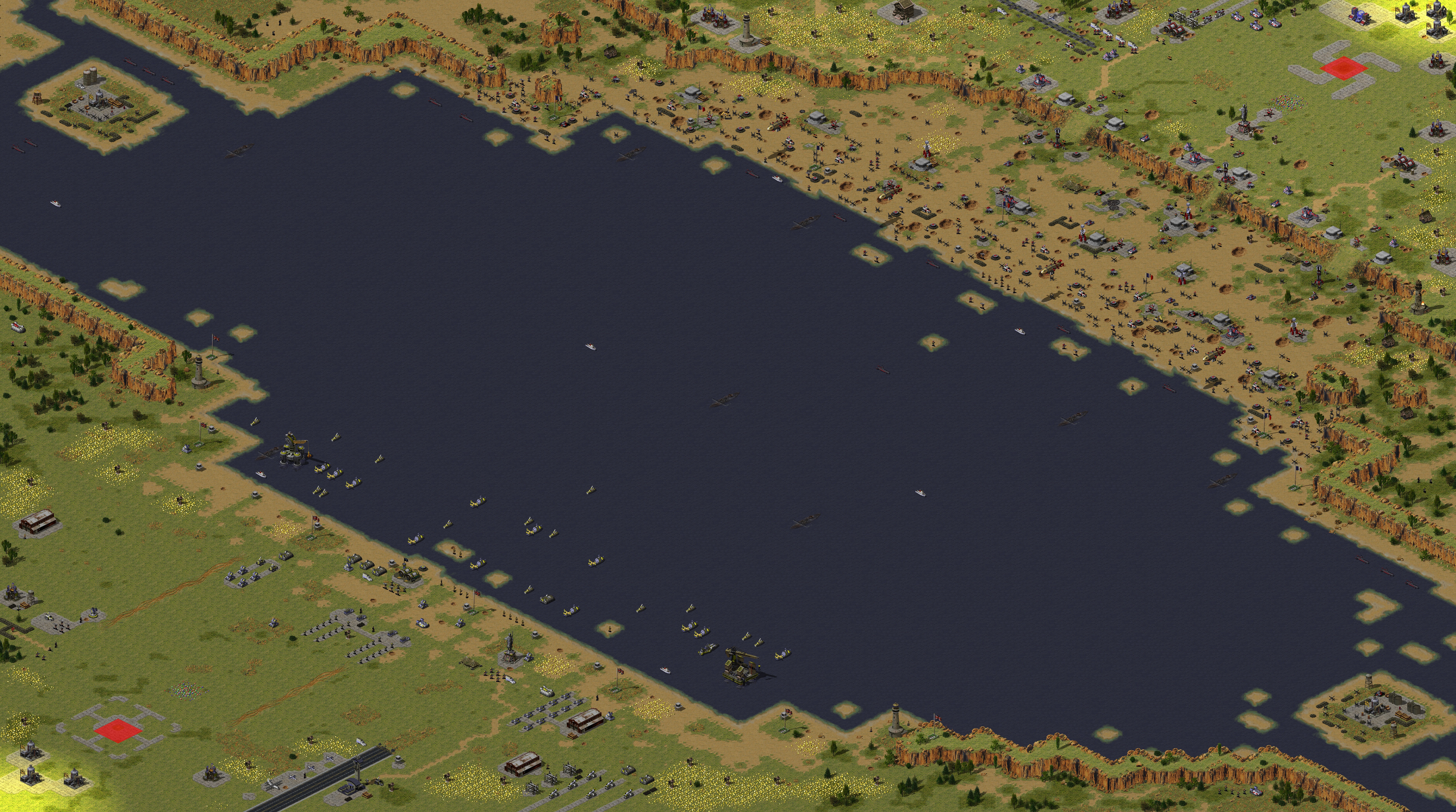 Rendered map: omaha beach - the real one (by saturn7)