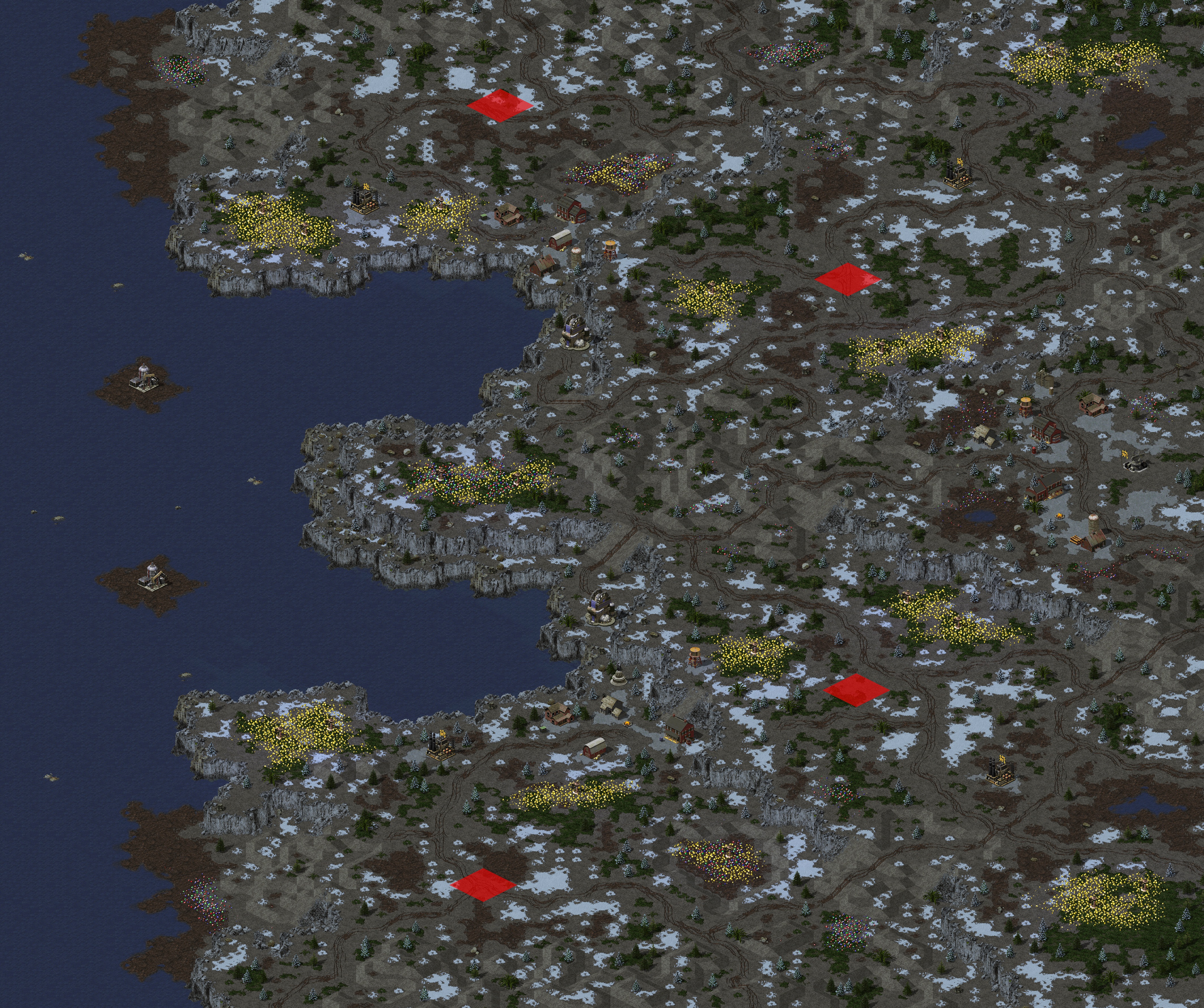 Rendered map: Fiordland (4)