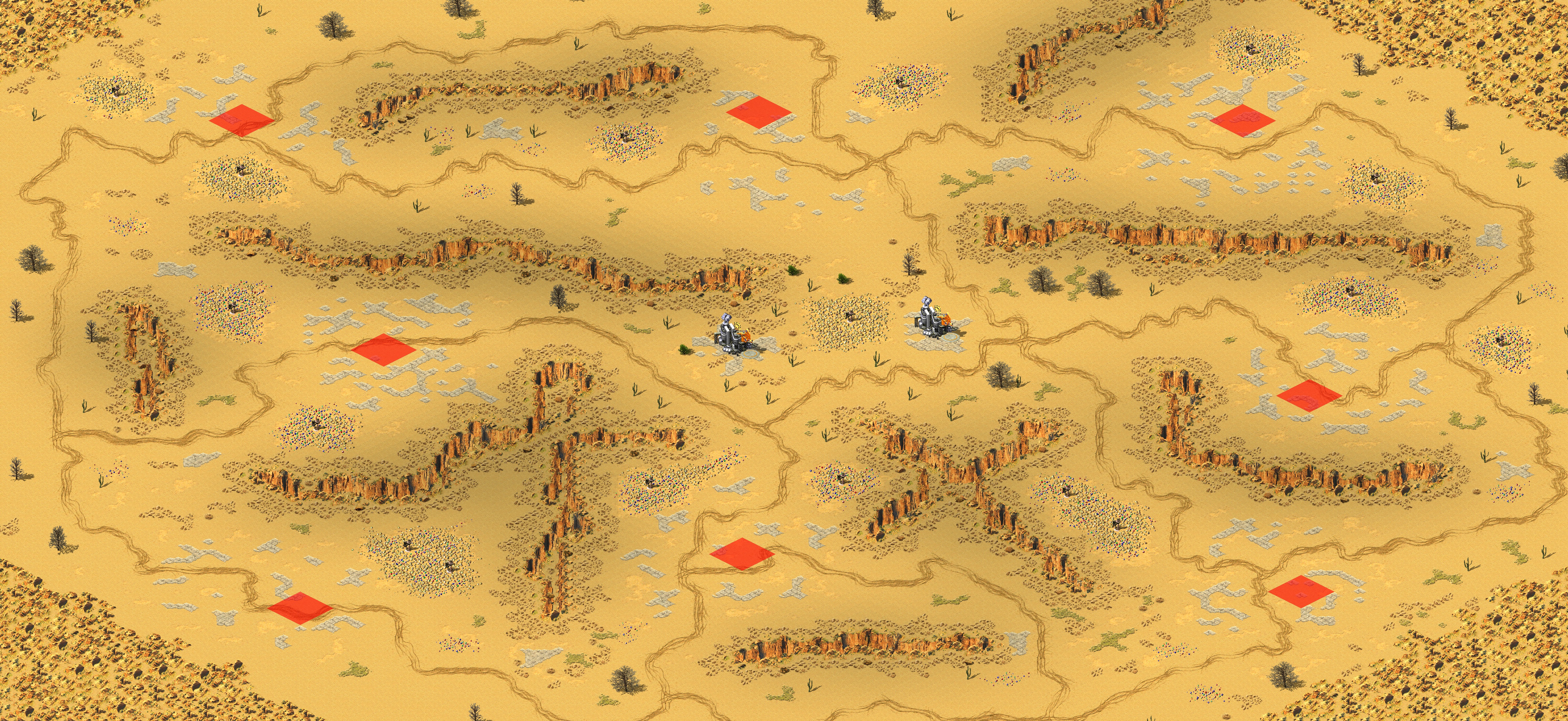 Rendered map: 2025红警混战王-曙光