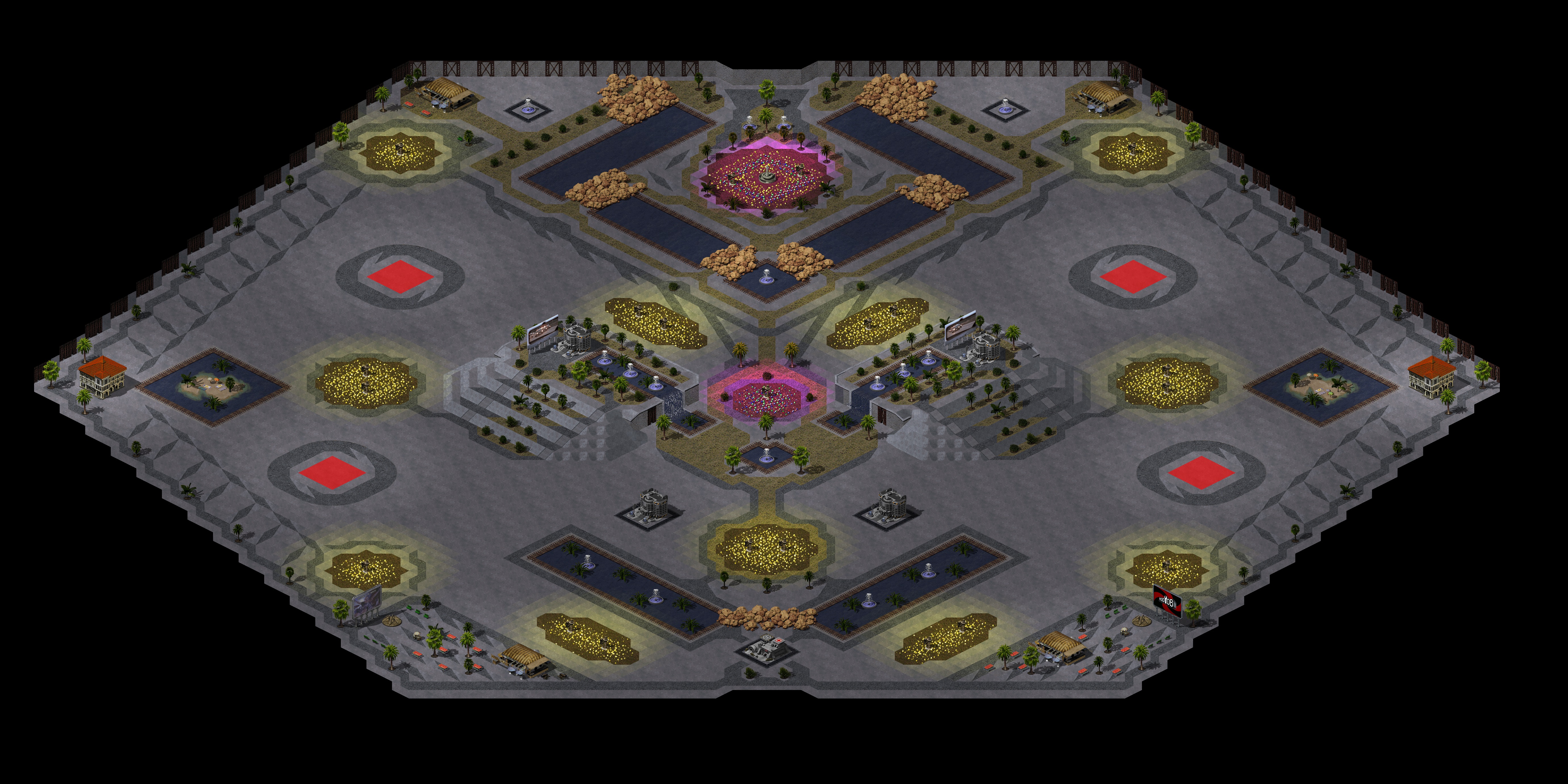 Rendered map: Zen Bazaar