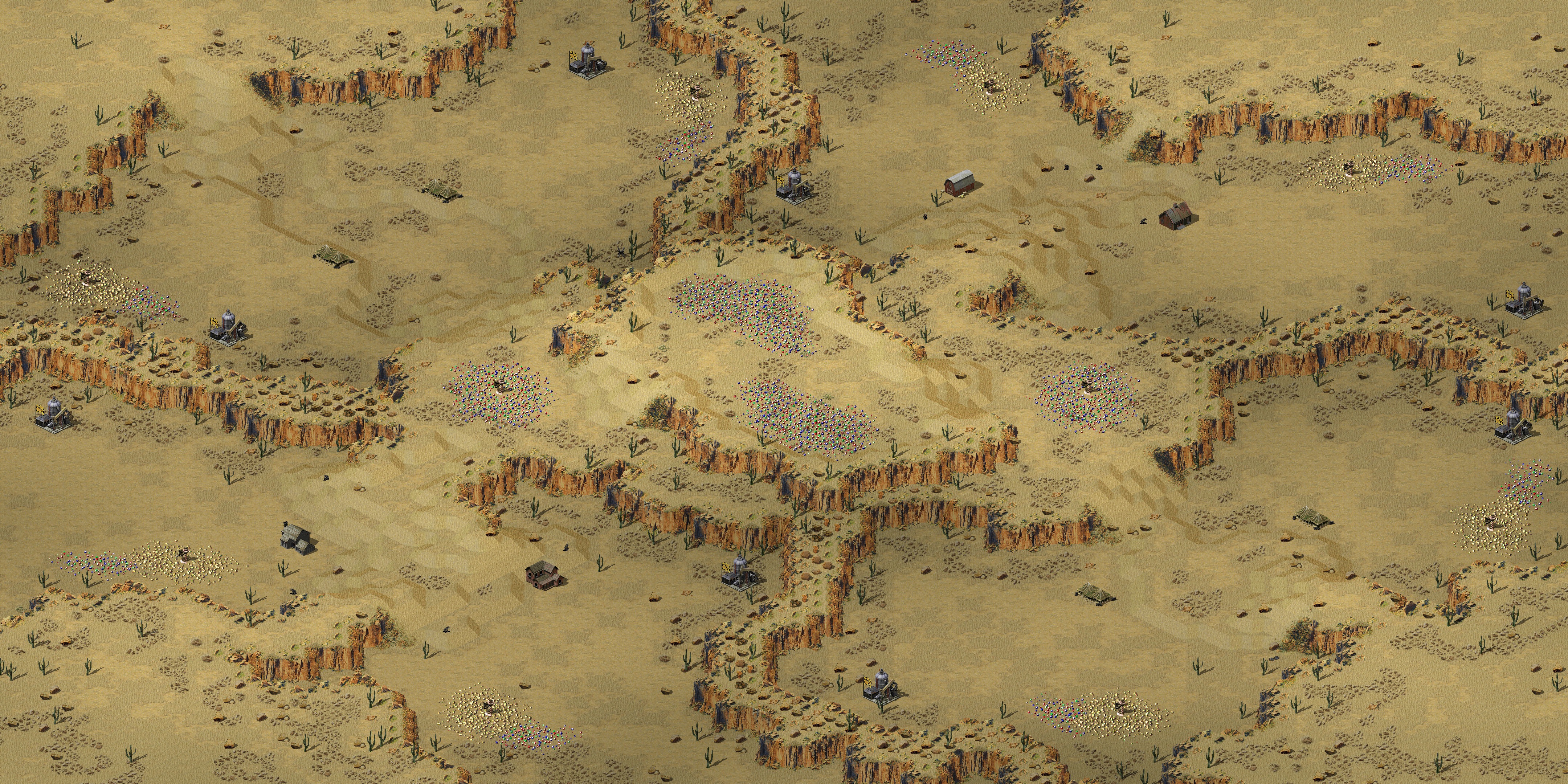 Rendered map: 红警混战王25003-以邻为壑