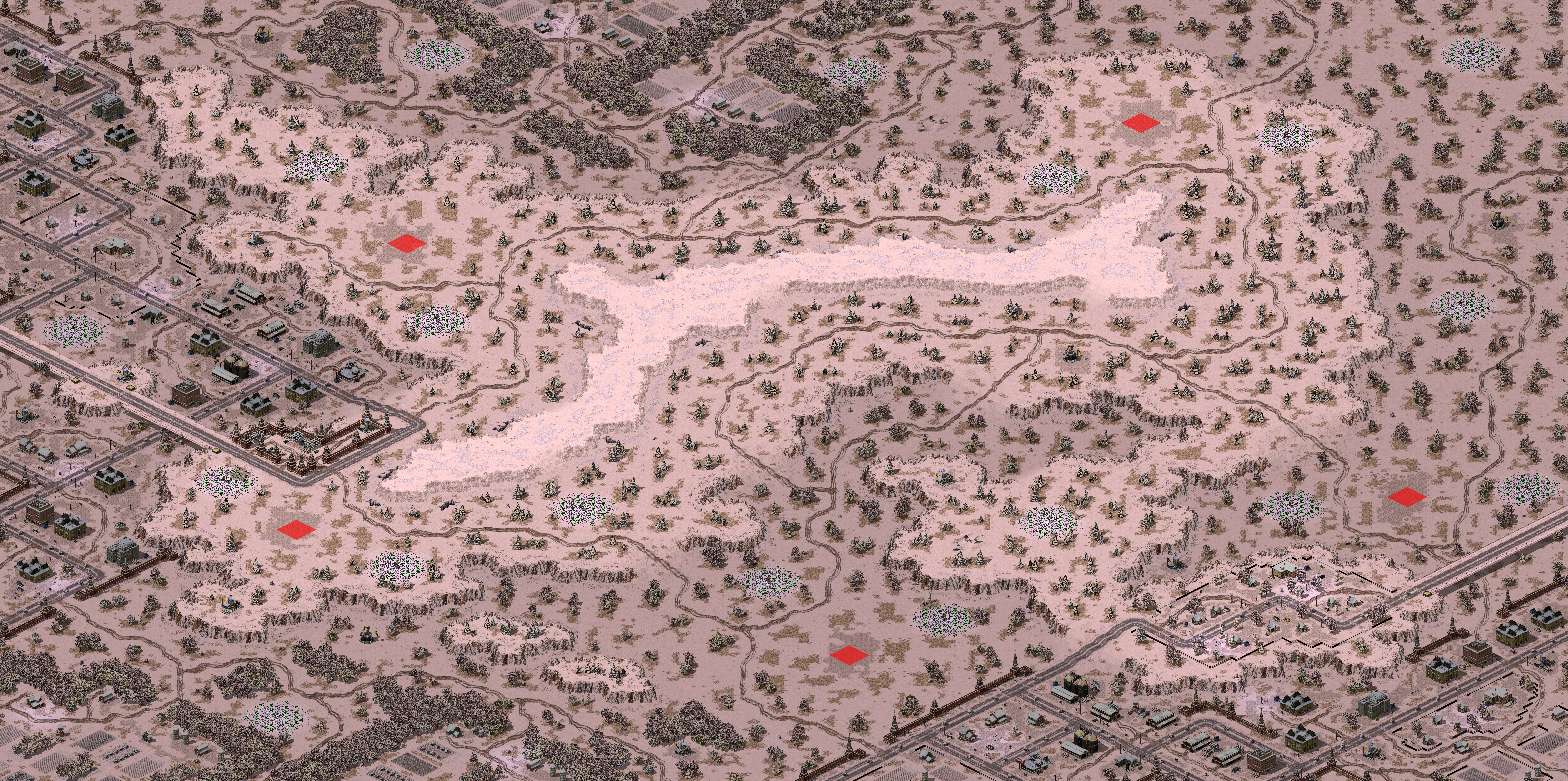 Rendered map: Mount Yamantau