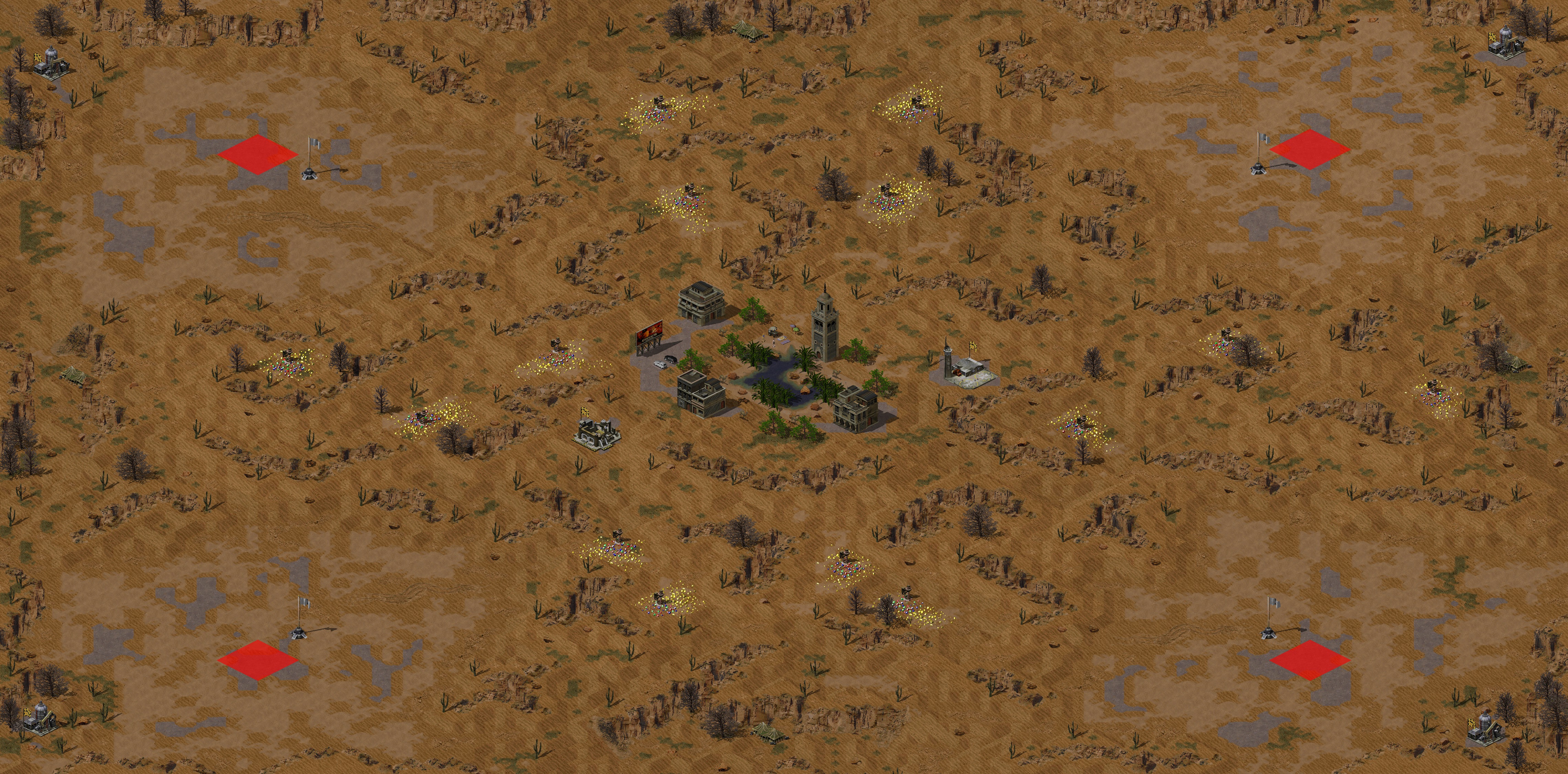 Rendered map: Scars