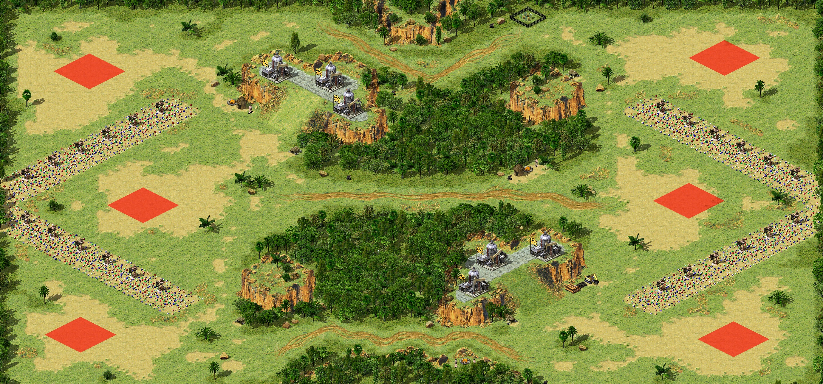 Rendered map: Dense Forest Valley Raid