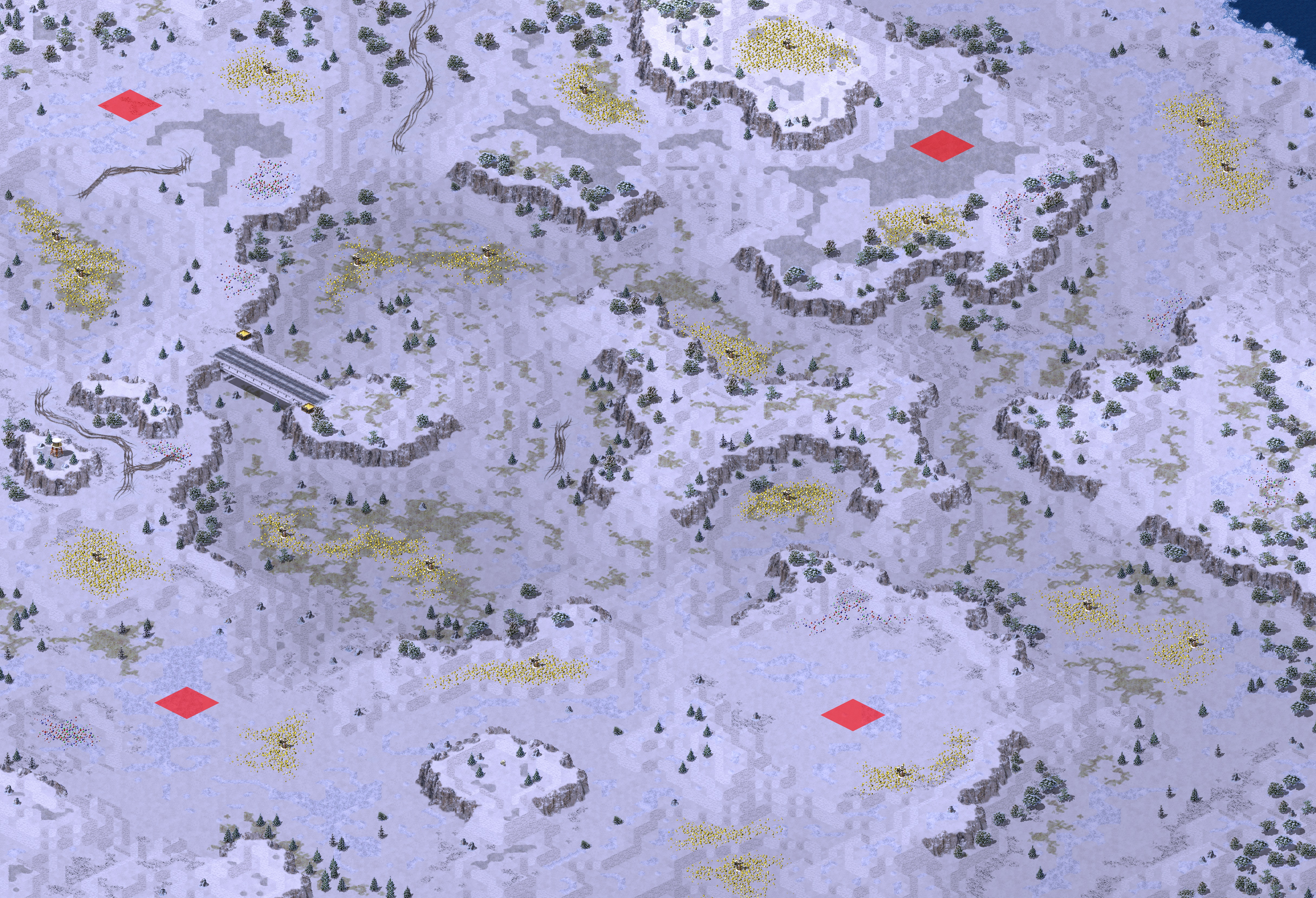 Rendered map: Caverns of Siberia (2-4)