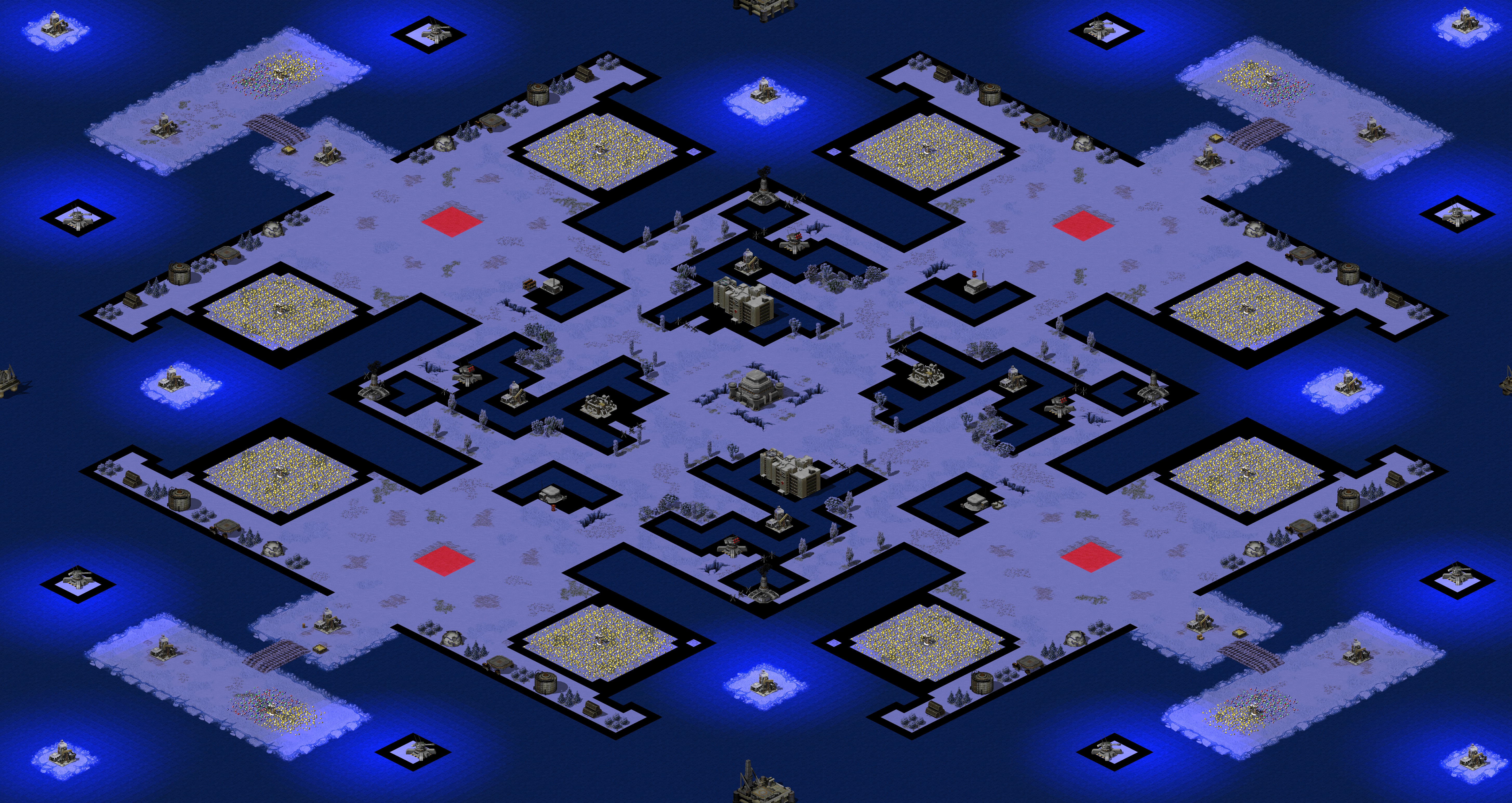 Rendered map: Mazelovania
