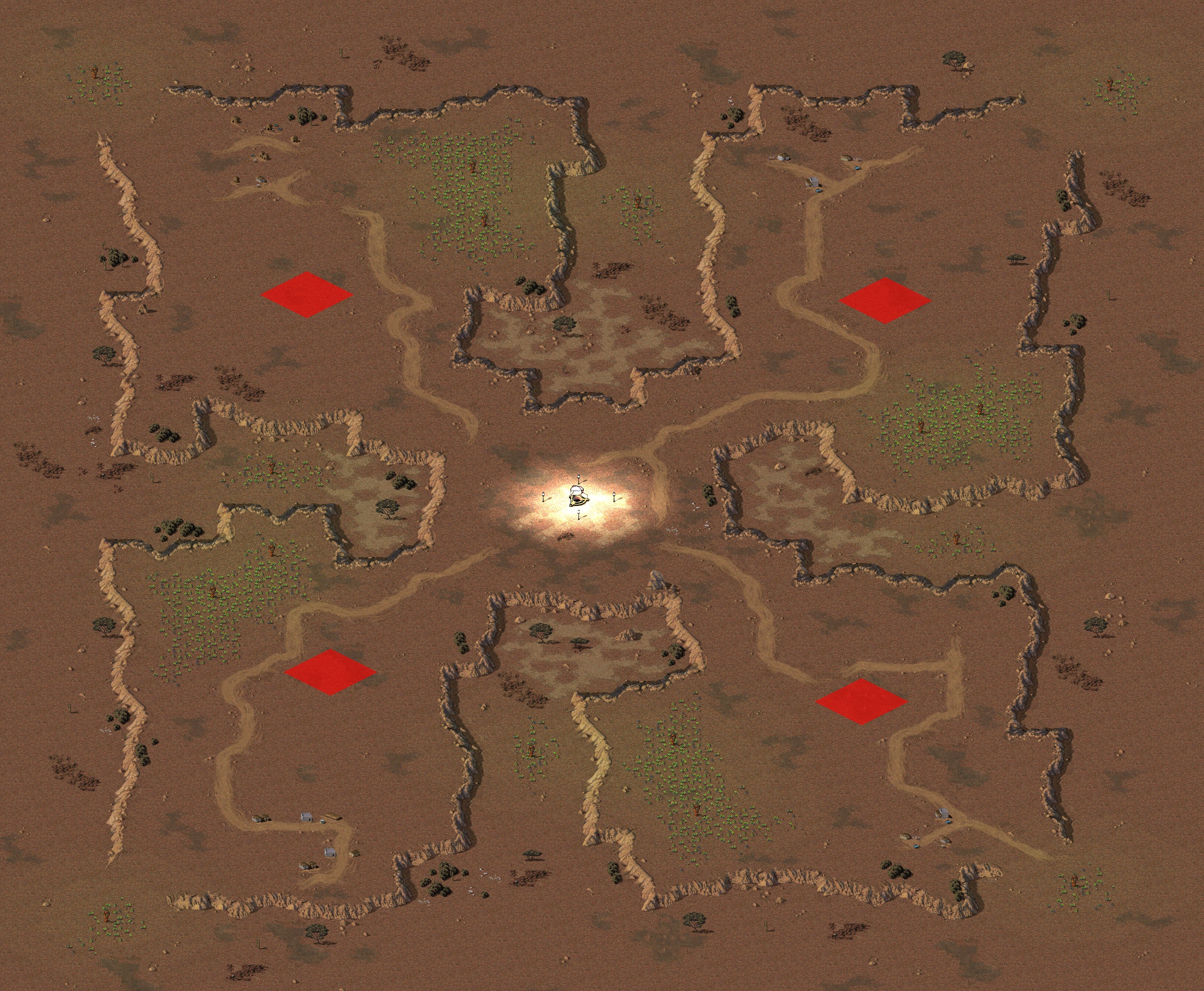 Rendered map: Dustbowl (King of the Hill)