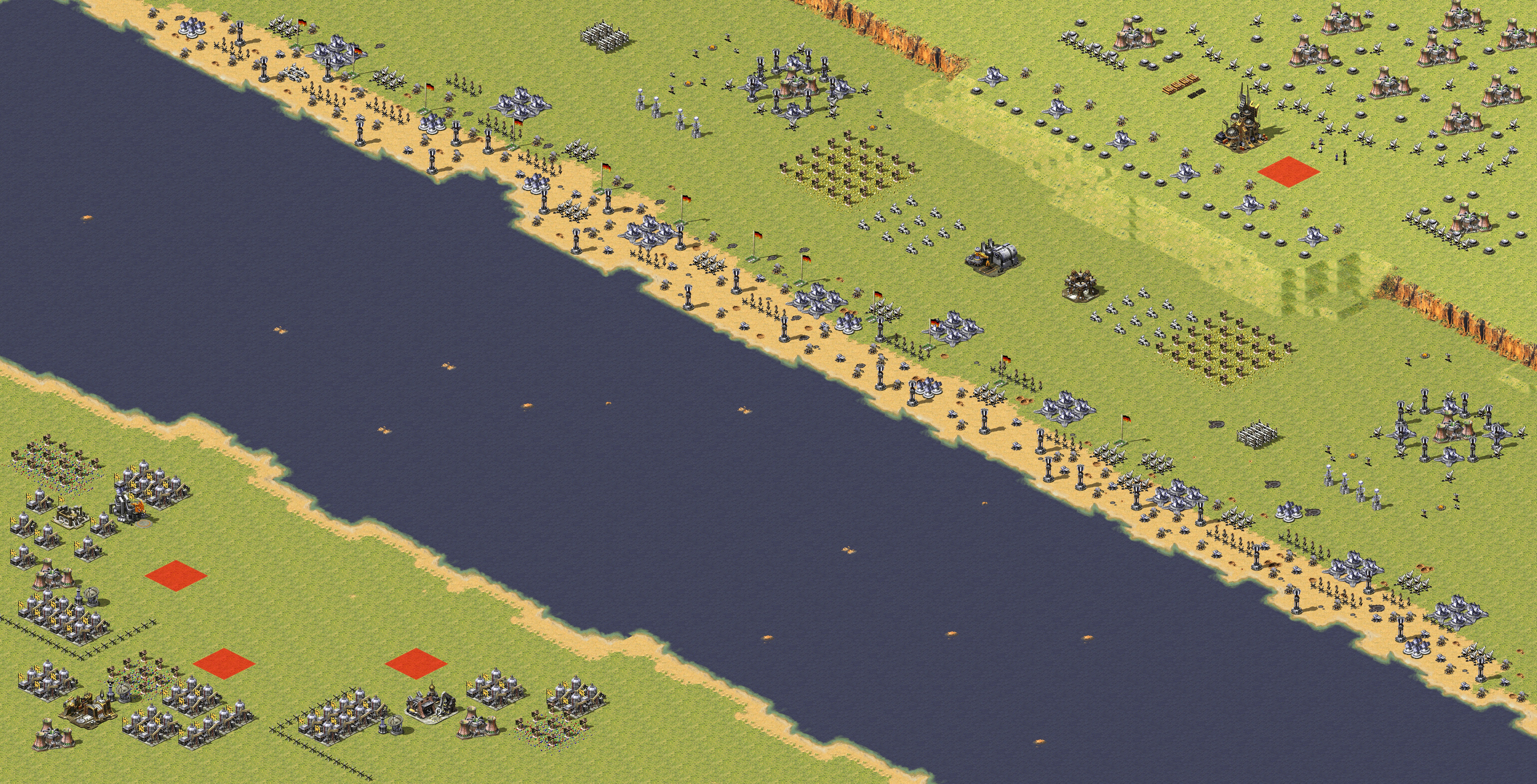 Rendered map: Normandy Landings