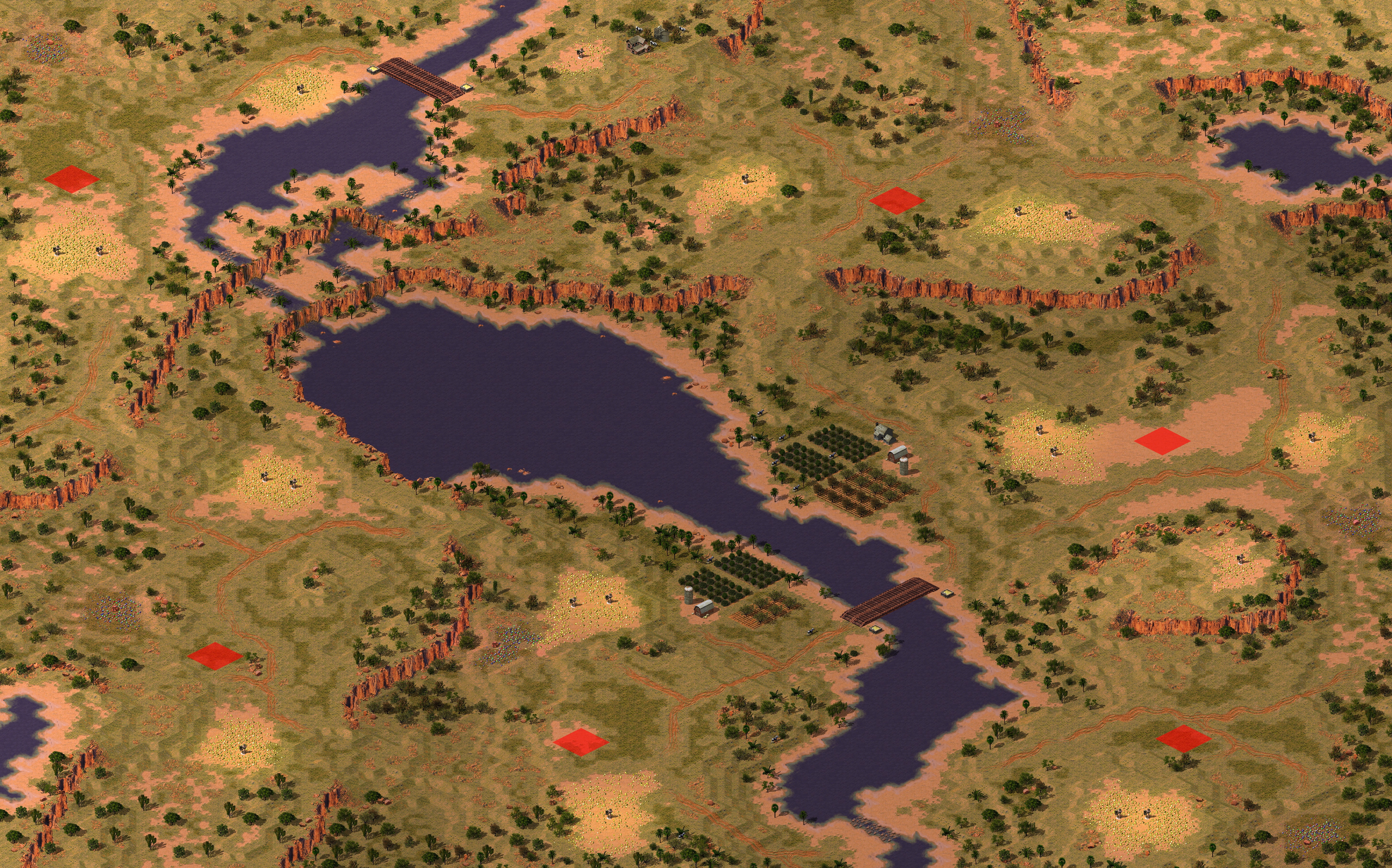 Rendered map: 马里布悬崖3V3修正版[对战]